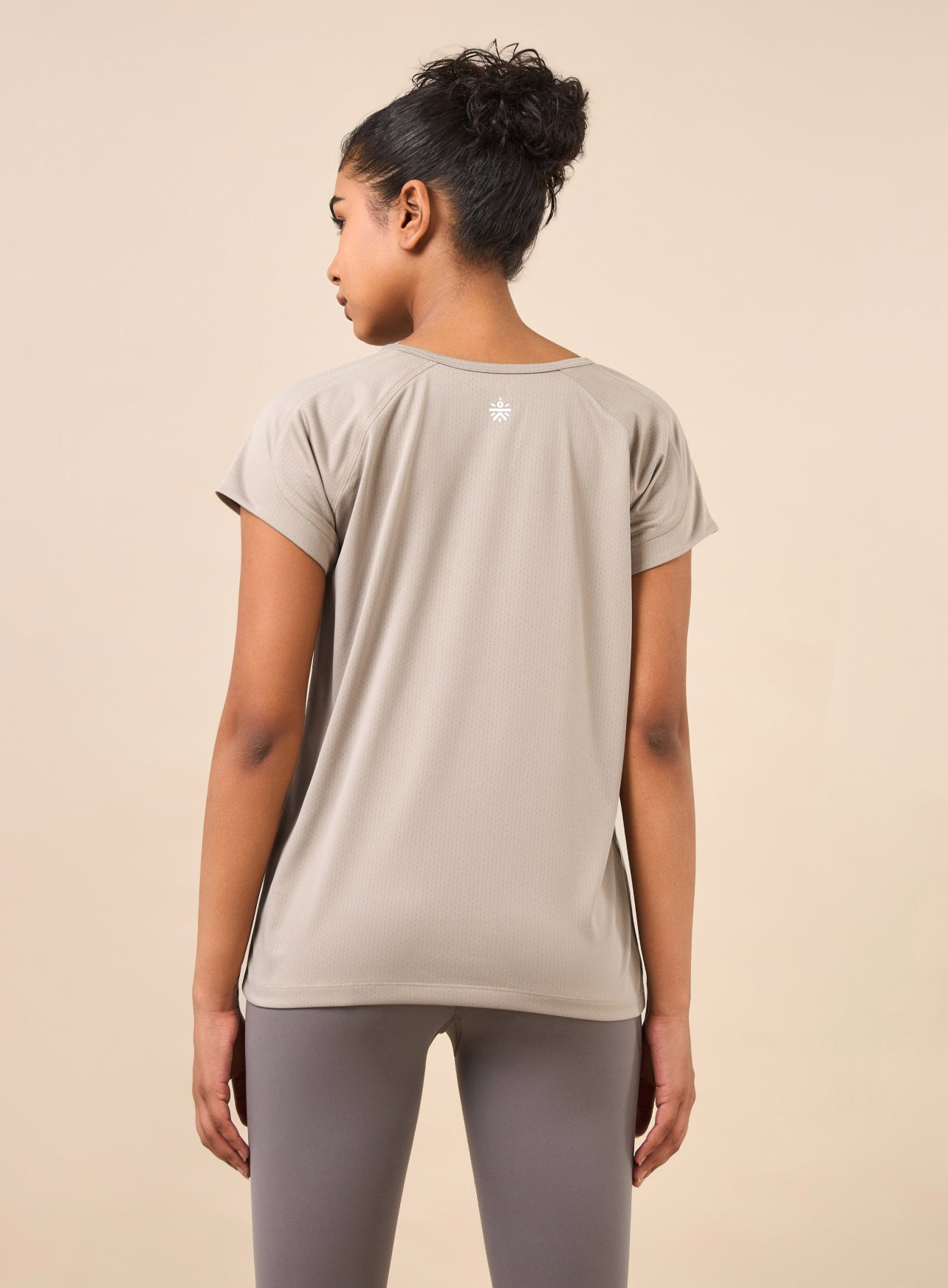 Women's Beige Synergy Performance Top