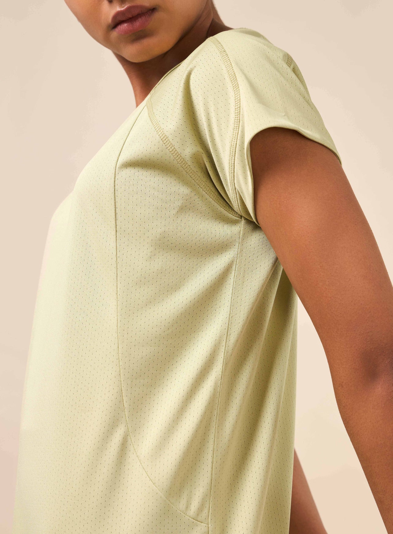 Women's Lt. Green Synergy Performance Top