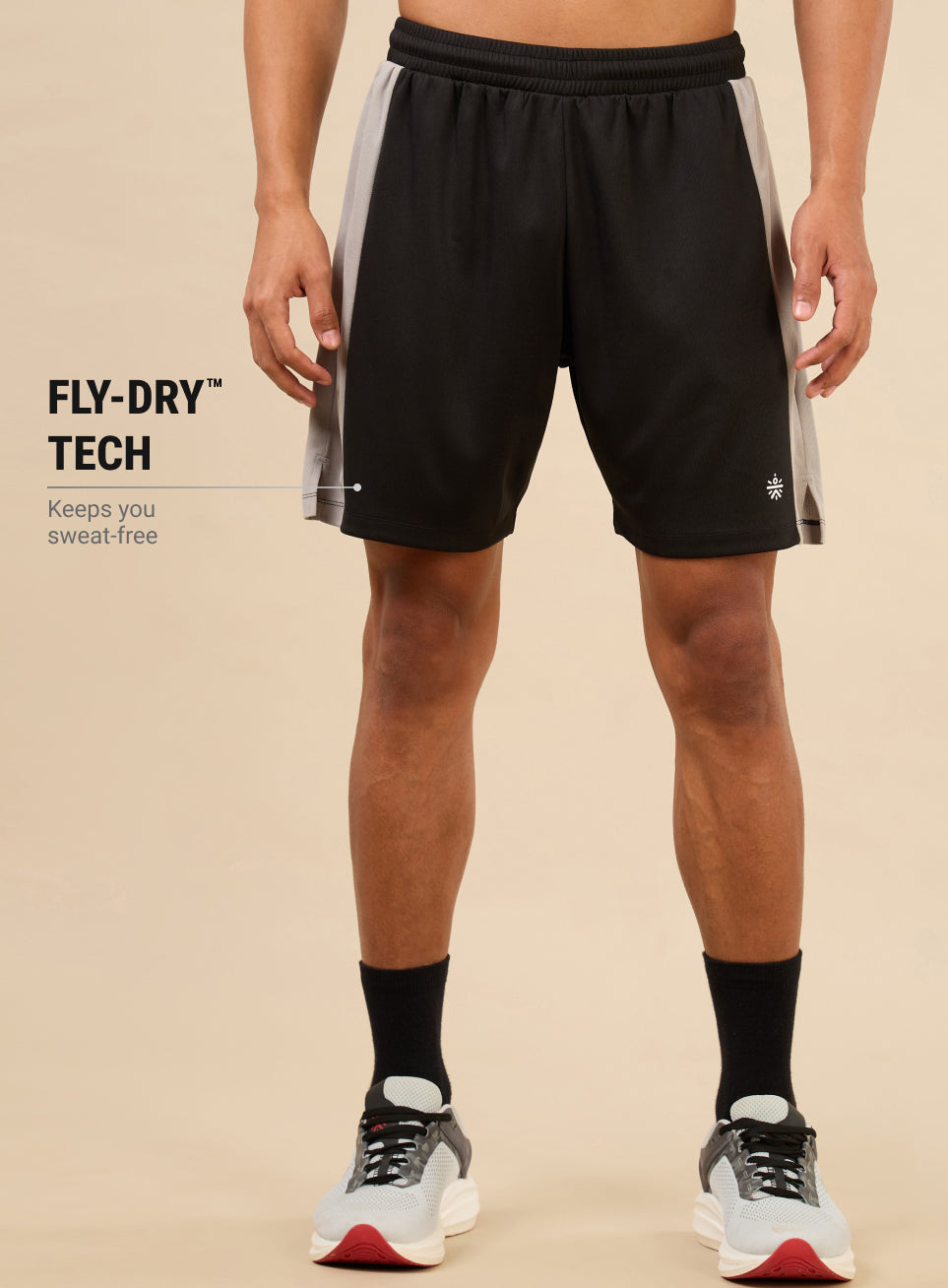 Men's Black Flex Shorts