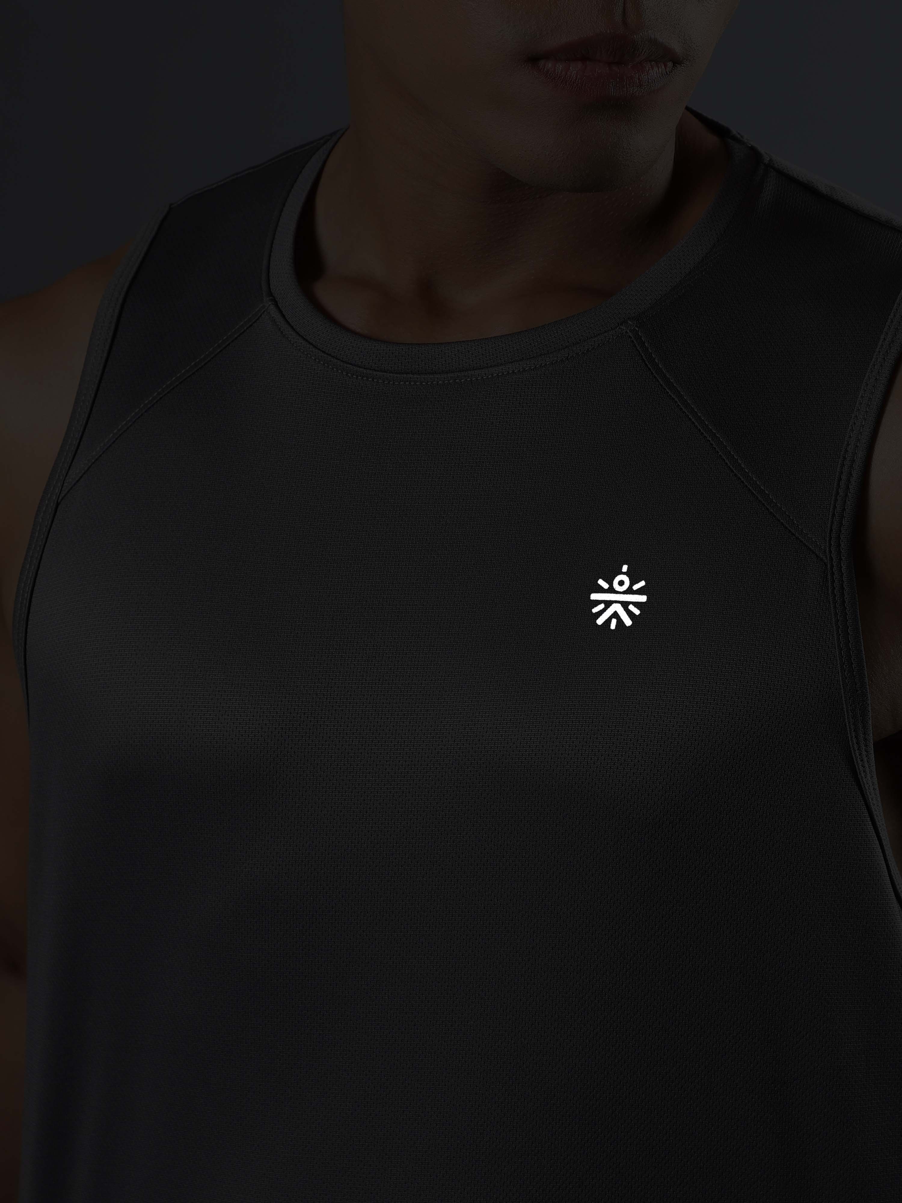 Men's Dark Grey Runner's Pro Tank