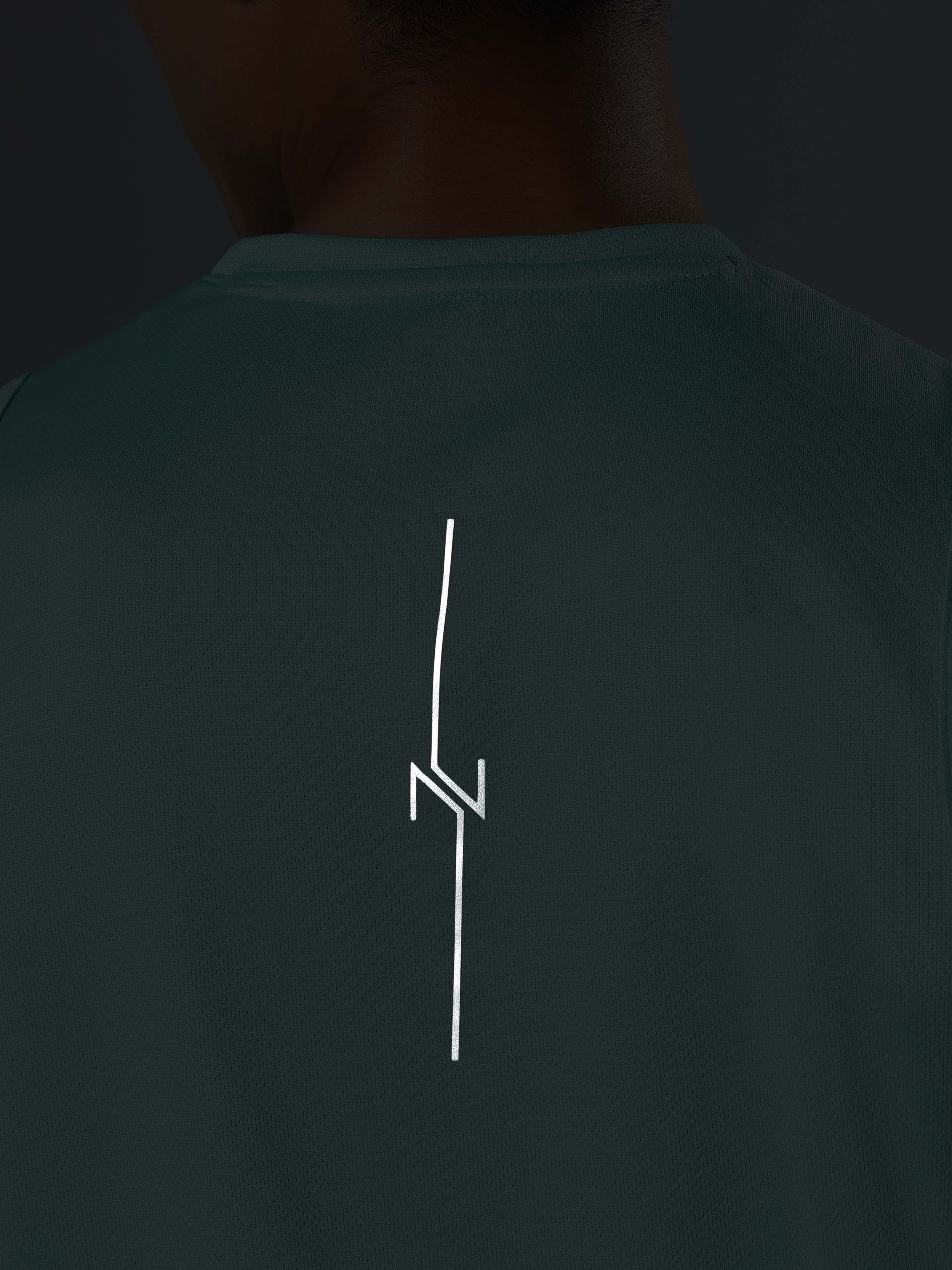 Men's Green Runner's Pro Tank