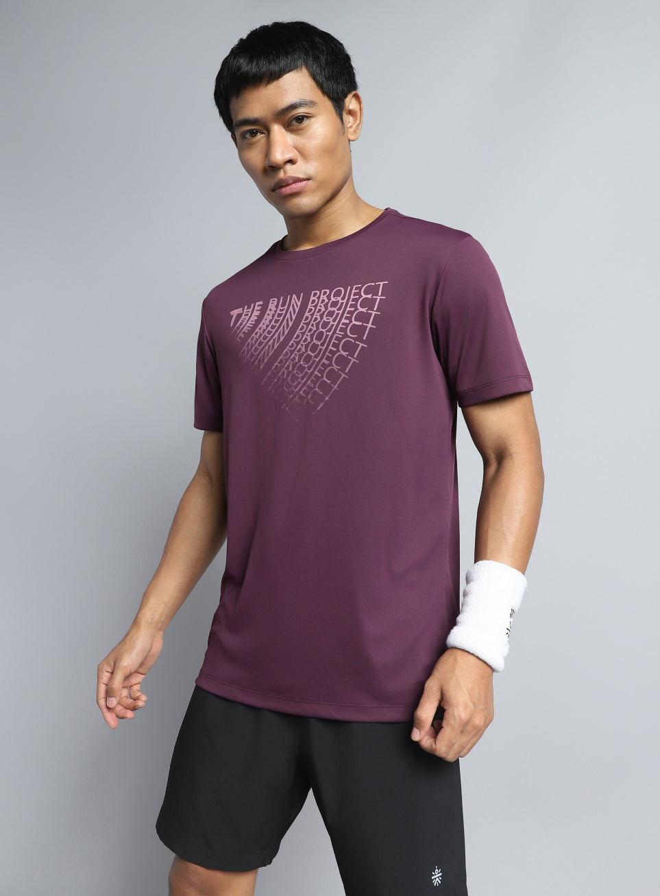 Men's Wine The Run Project T-shirt