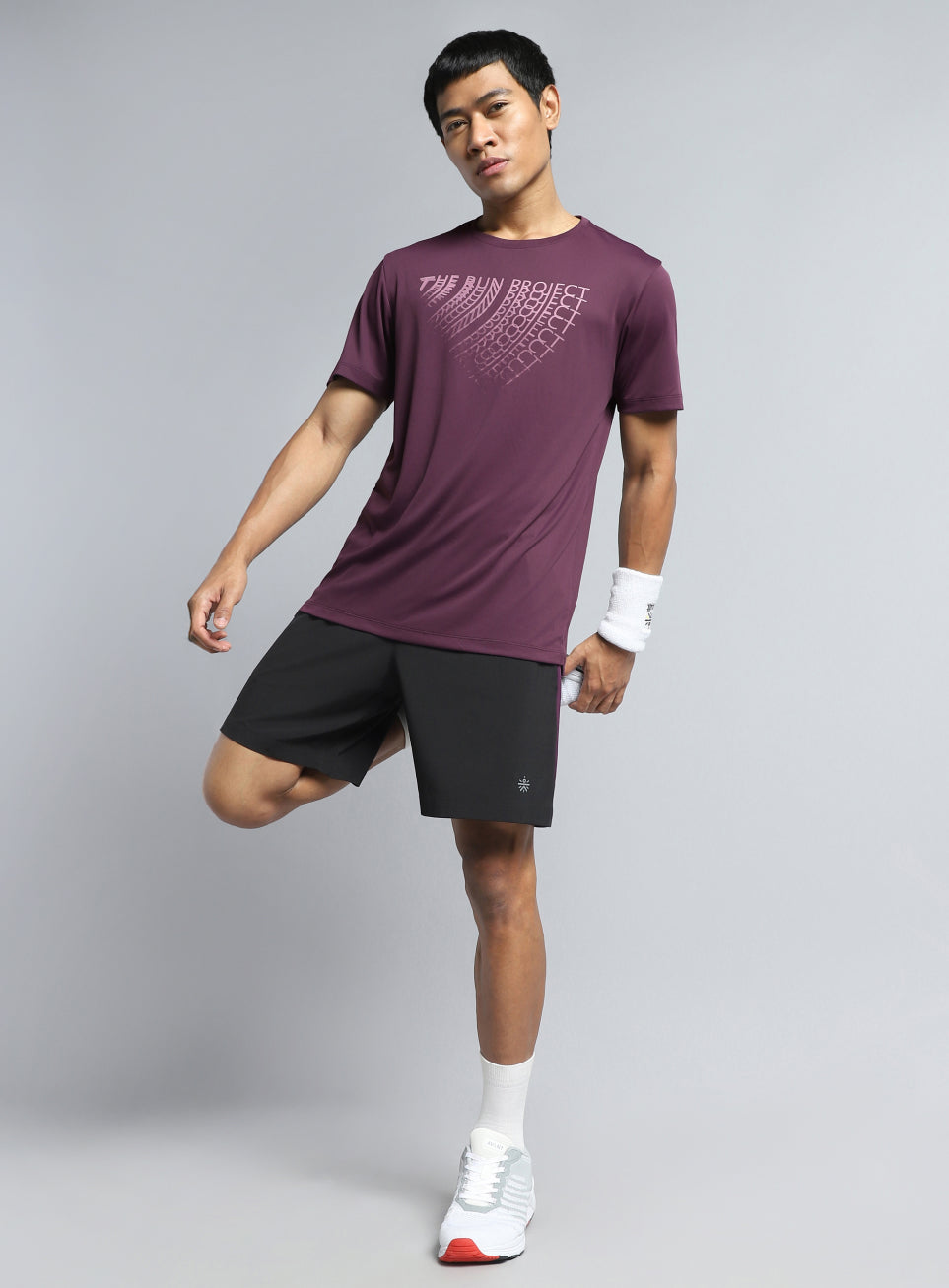 Men's Wine The Run Project T-shirt