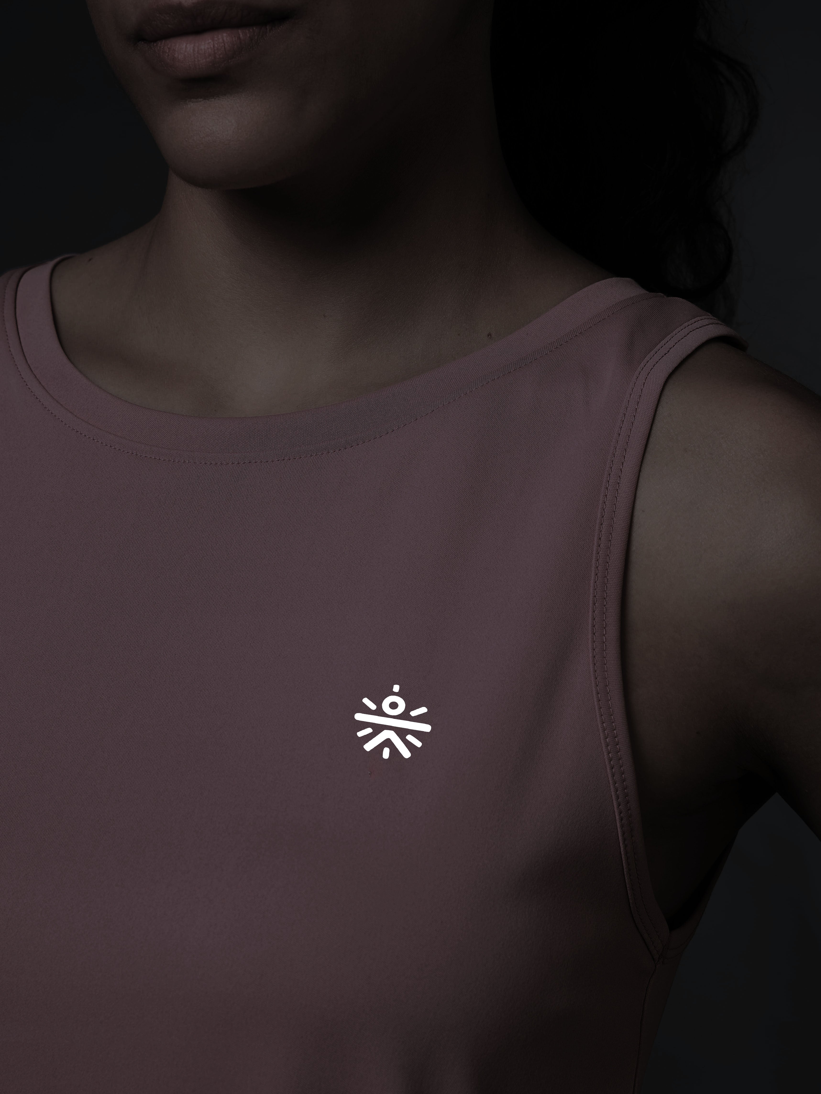 Women's Pink Run Forward Tank