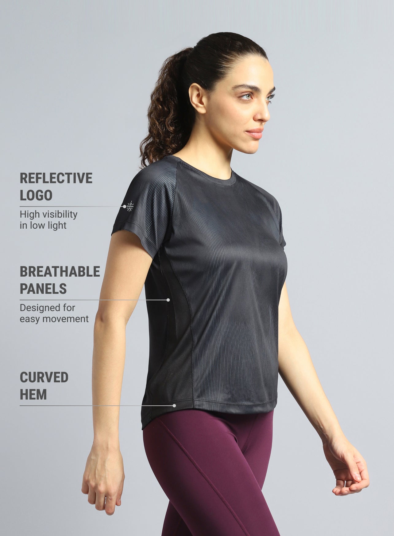 Women's Urban Camo Run T-shirt