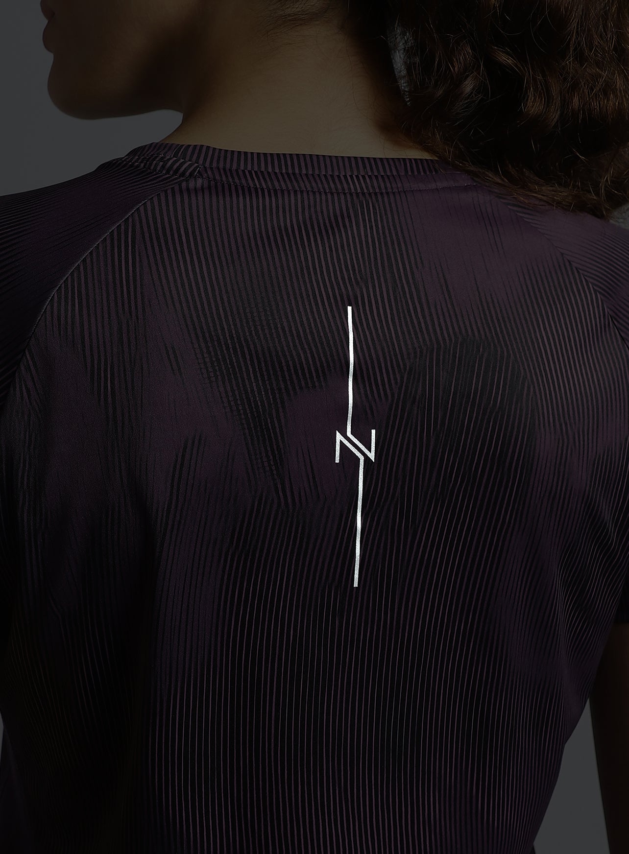 Women's Wine Urban Camo Run T-shirt