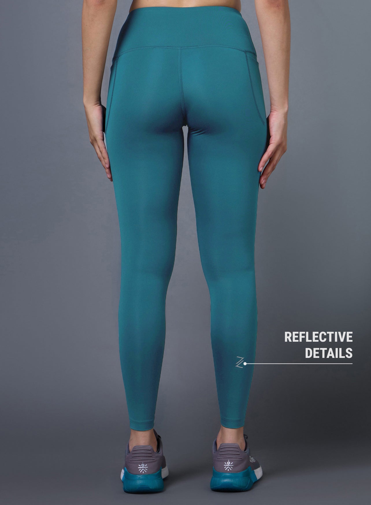Women's Teal Runner's Essential Tights