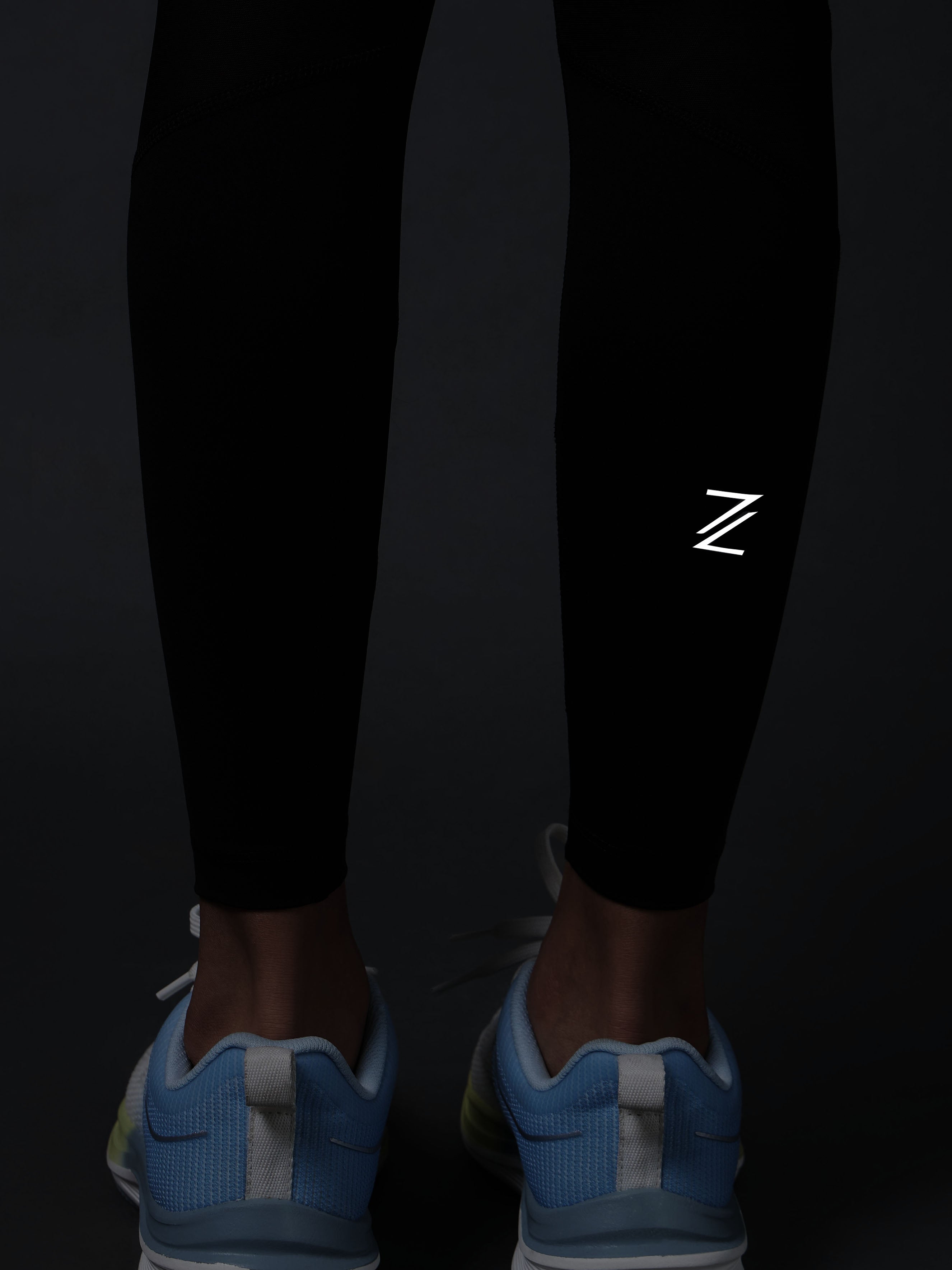 Women's Black Run Forward Tights