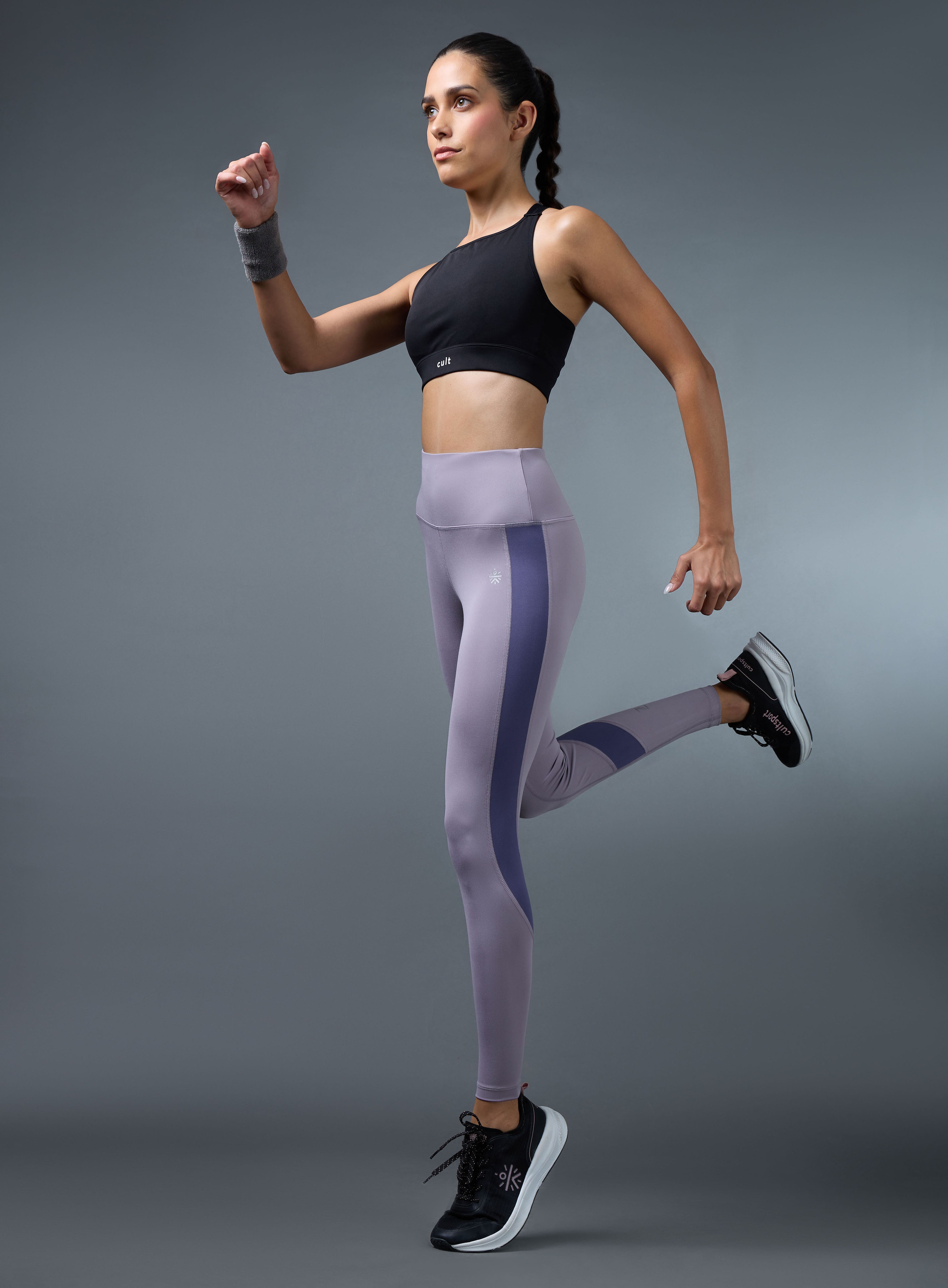 Women's Lavender Run Elevate Tights