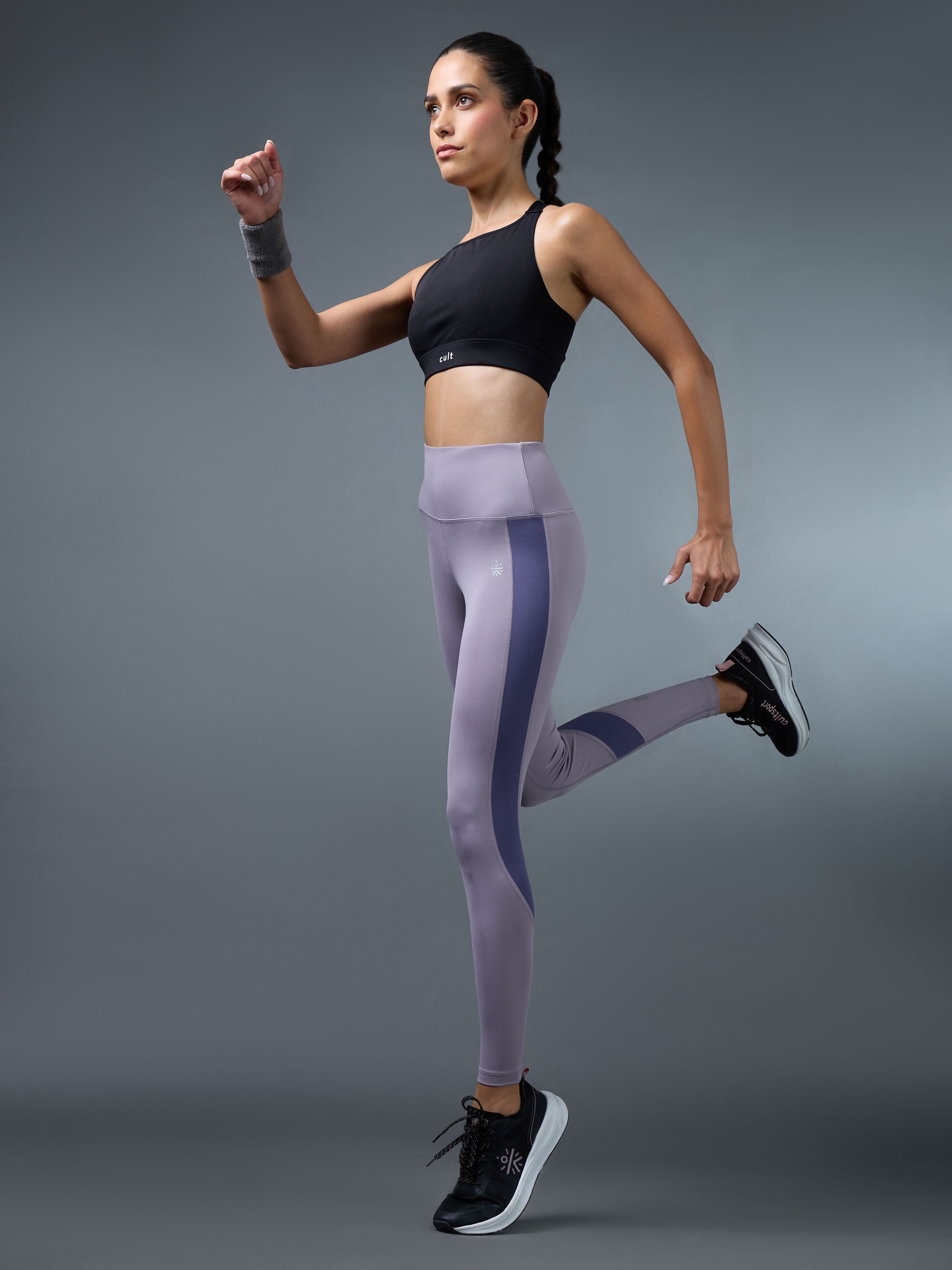 Women's Lavender Run Elevate Tights
