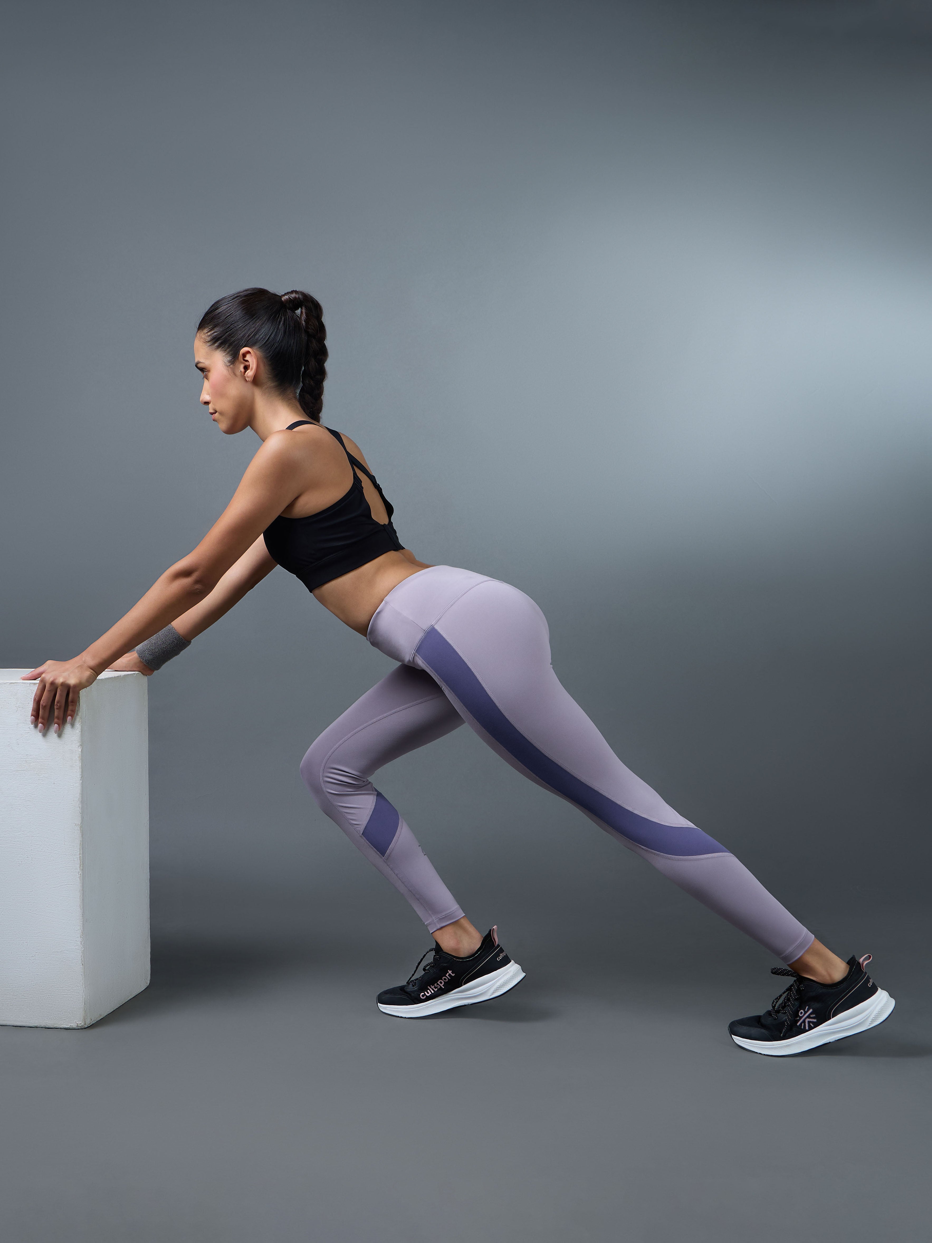 Women's Lavender Run Elevate Tights