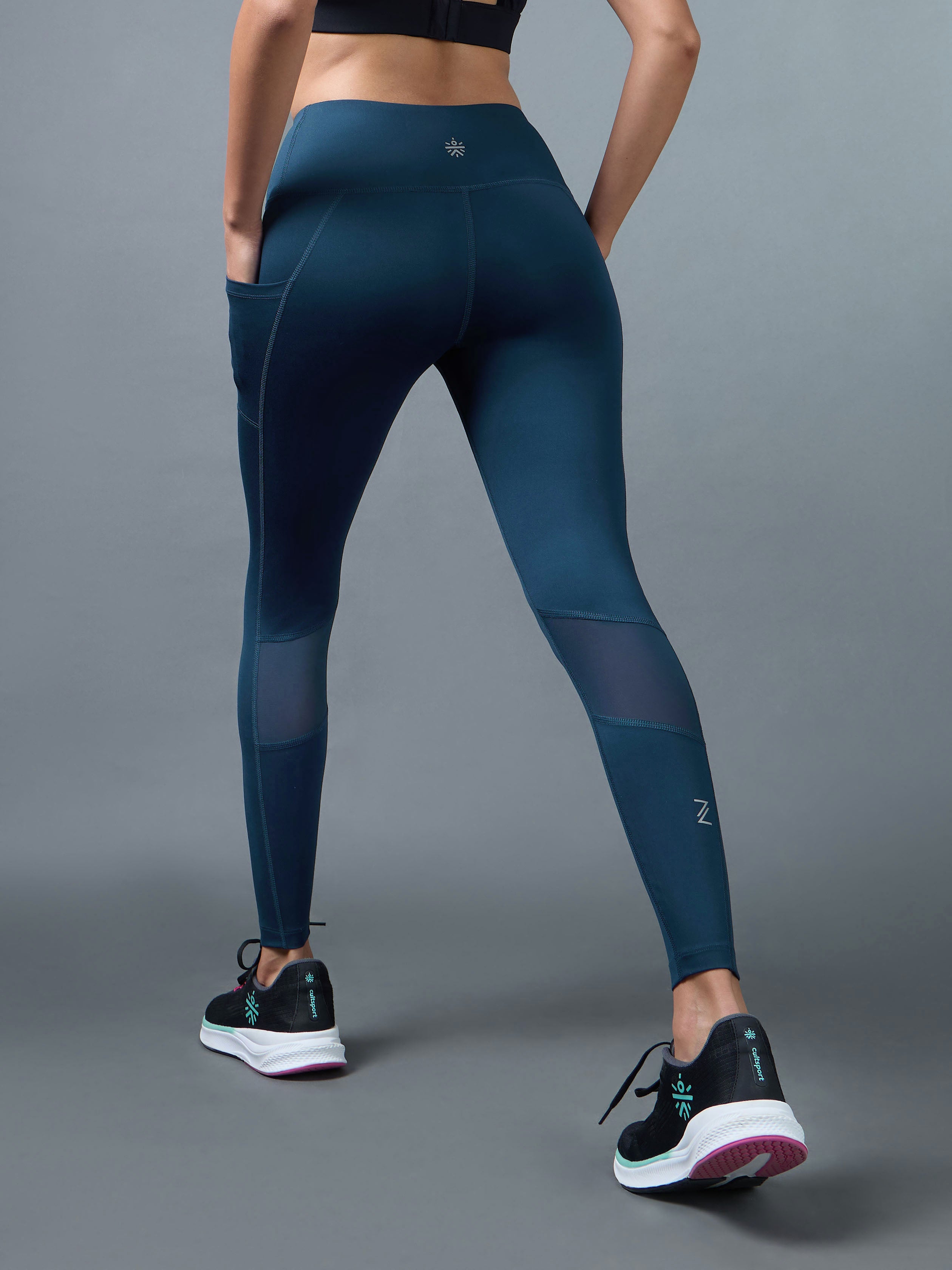 Women's Teal Ultimate Running Tights