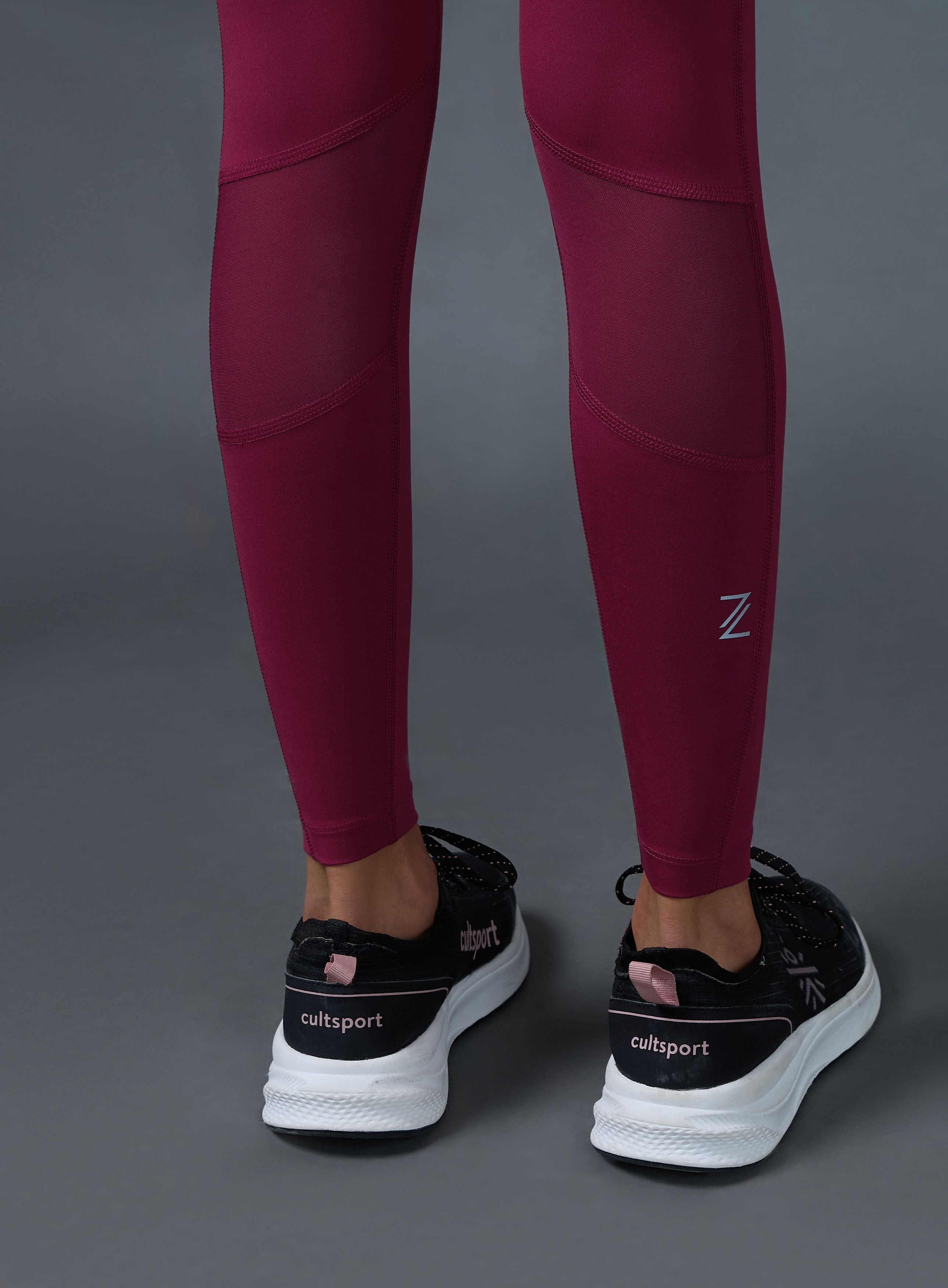 Women's Maroon Ultimate Running Tights