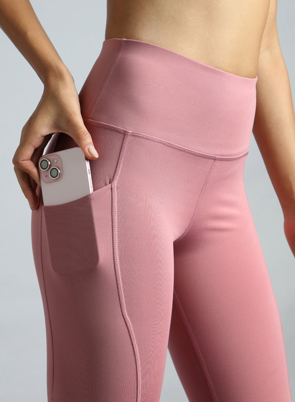 Women's Pink Impact Running Tights