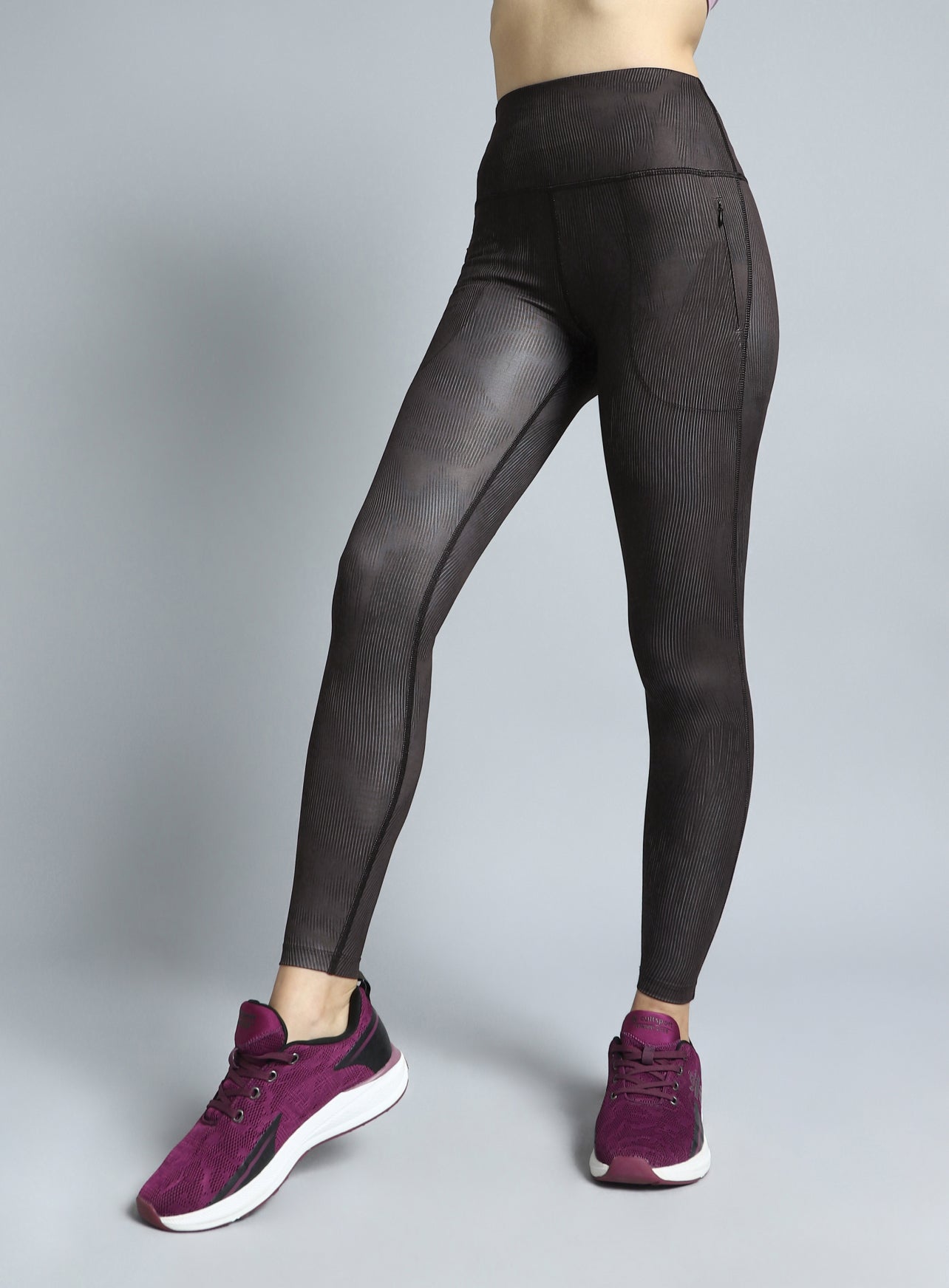 Women's Black Urban Camo Running COMFlex Tights