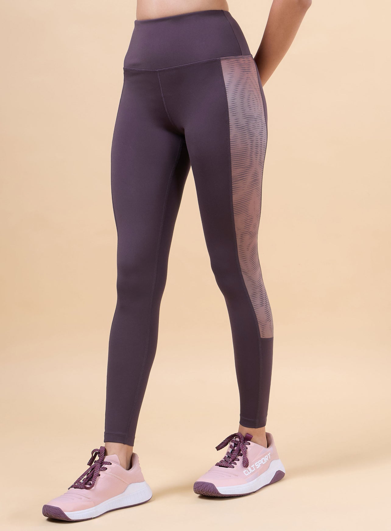 Women's Plum Energy Map Printed COMFlex Tights