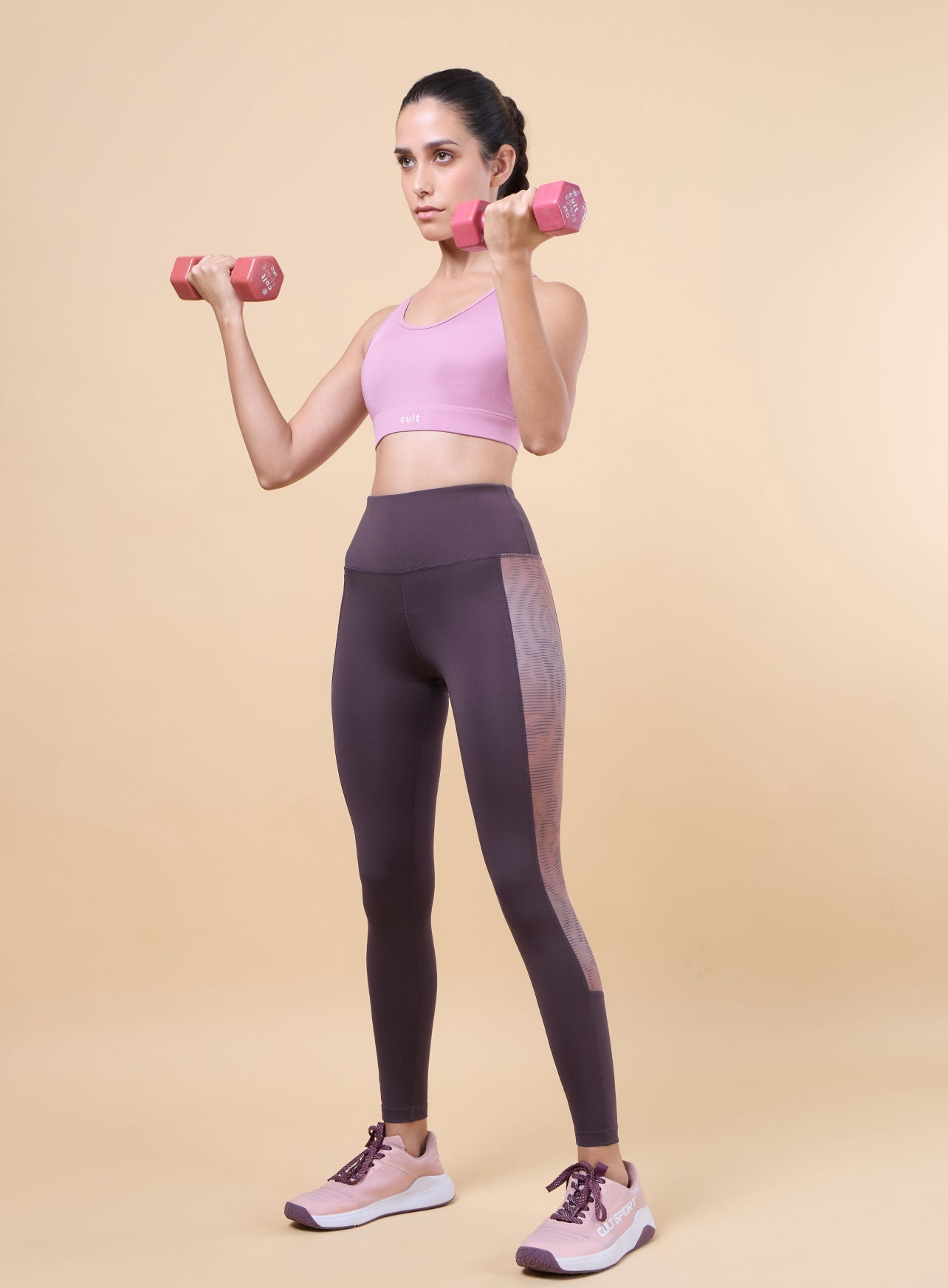 Women's Plum Energy Map Printed COMFlex Tights