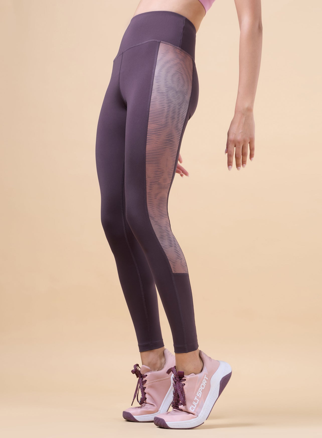 Women's Plum Energy Map Printed COMFlex Tights