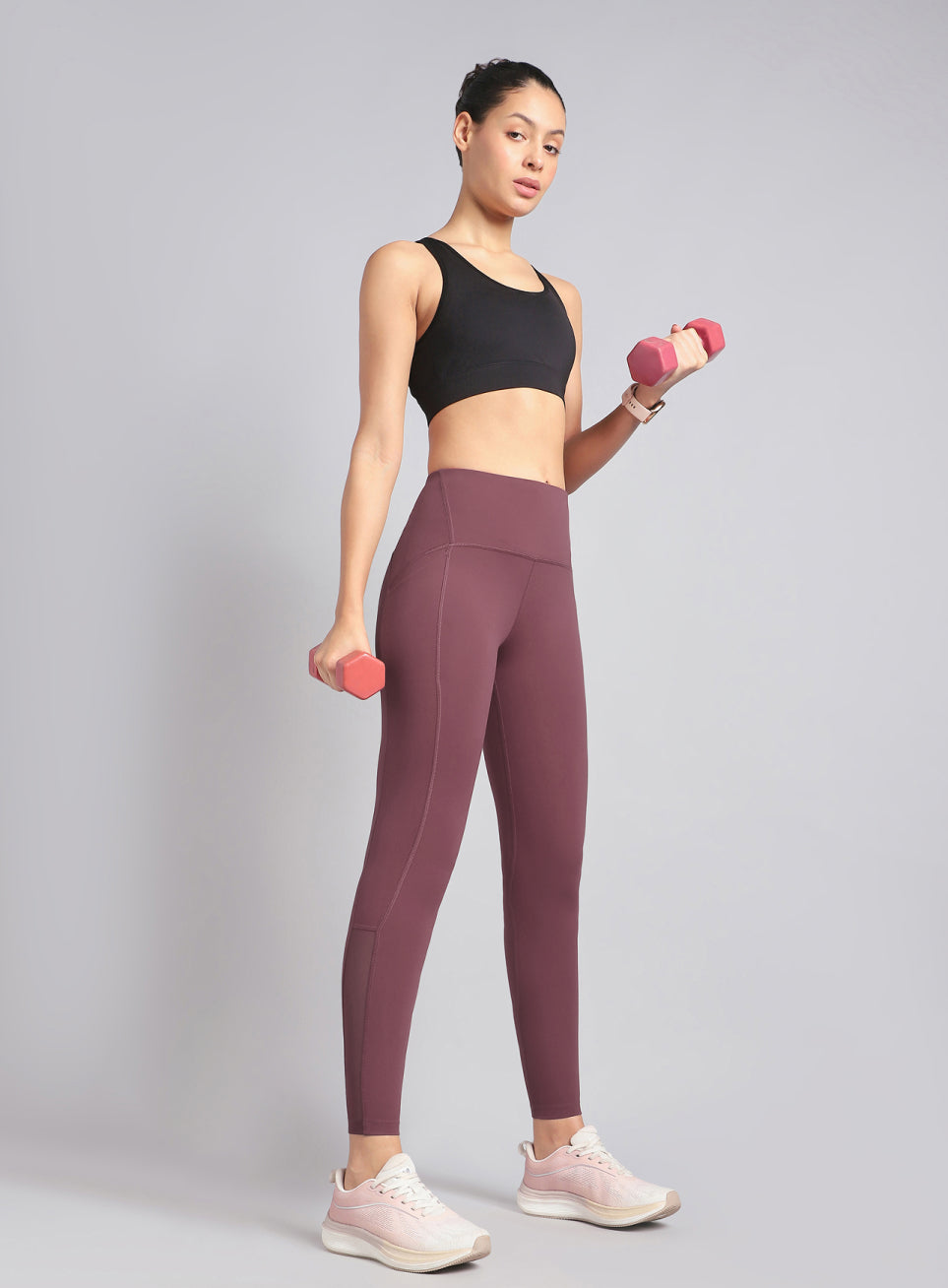 Women's Red Training Shape Shifter COMFlex Tights