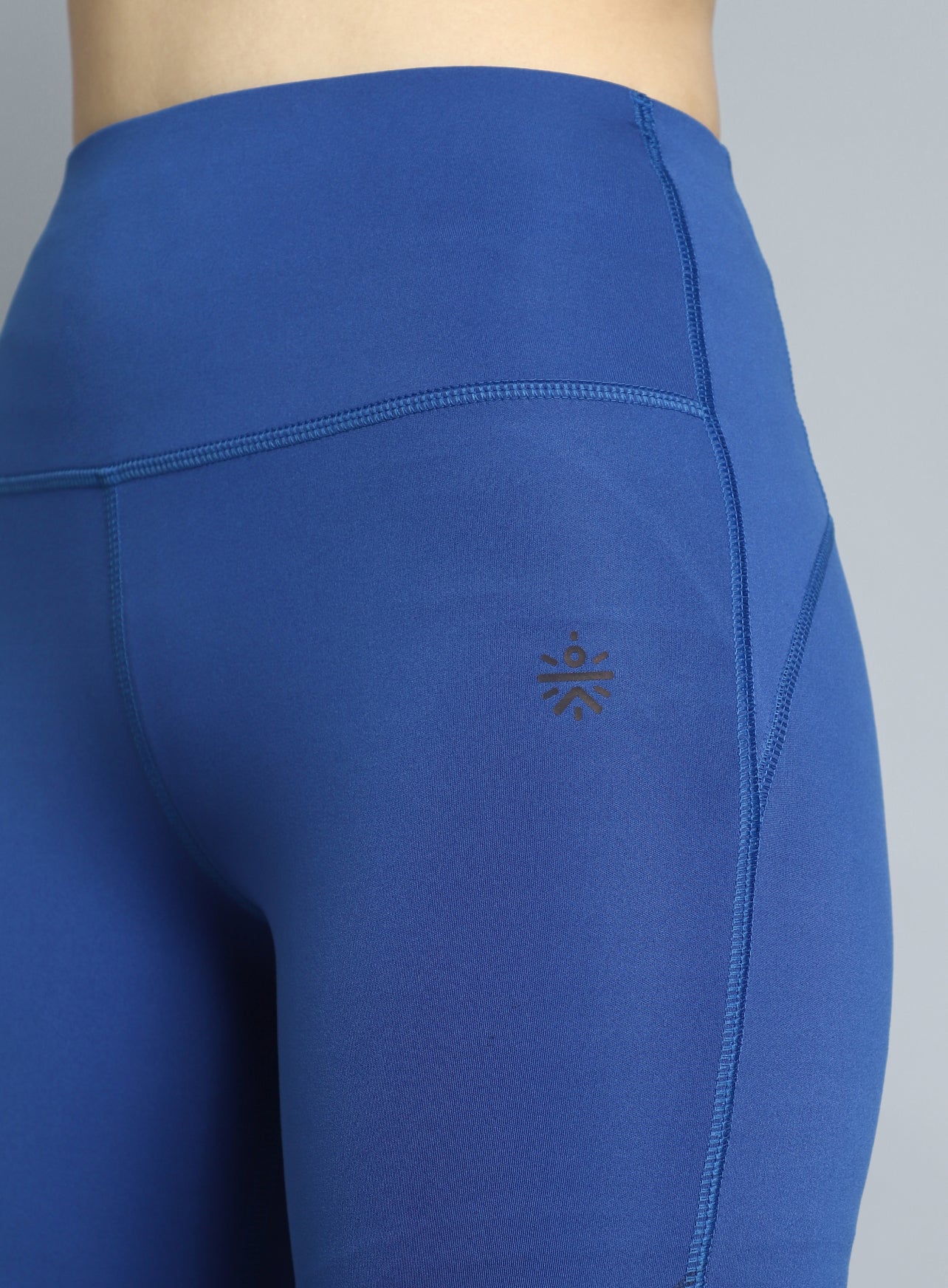 Women's Blue Energy Flow Printed COMFlex Tights