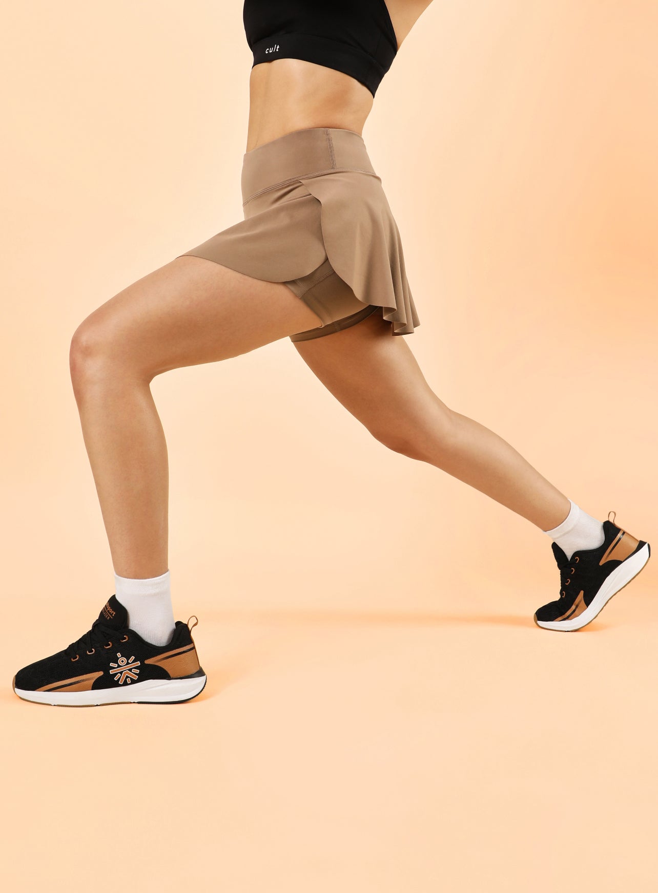 Women's Beige True Performance Sculpted COMFlex Skorts