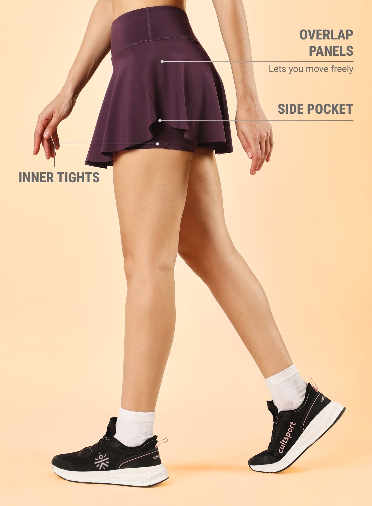 Women's Plum True Performance Sculpted COMFlex Skorts