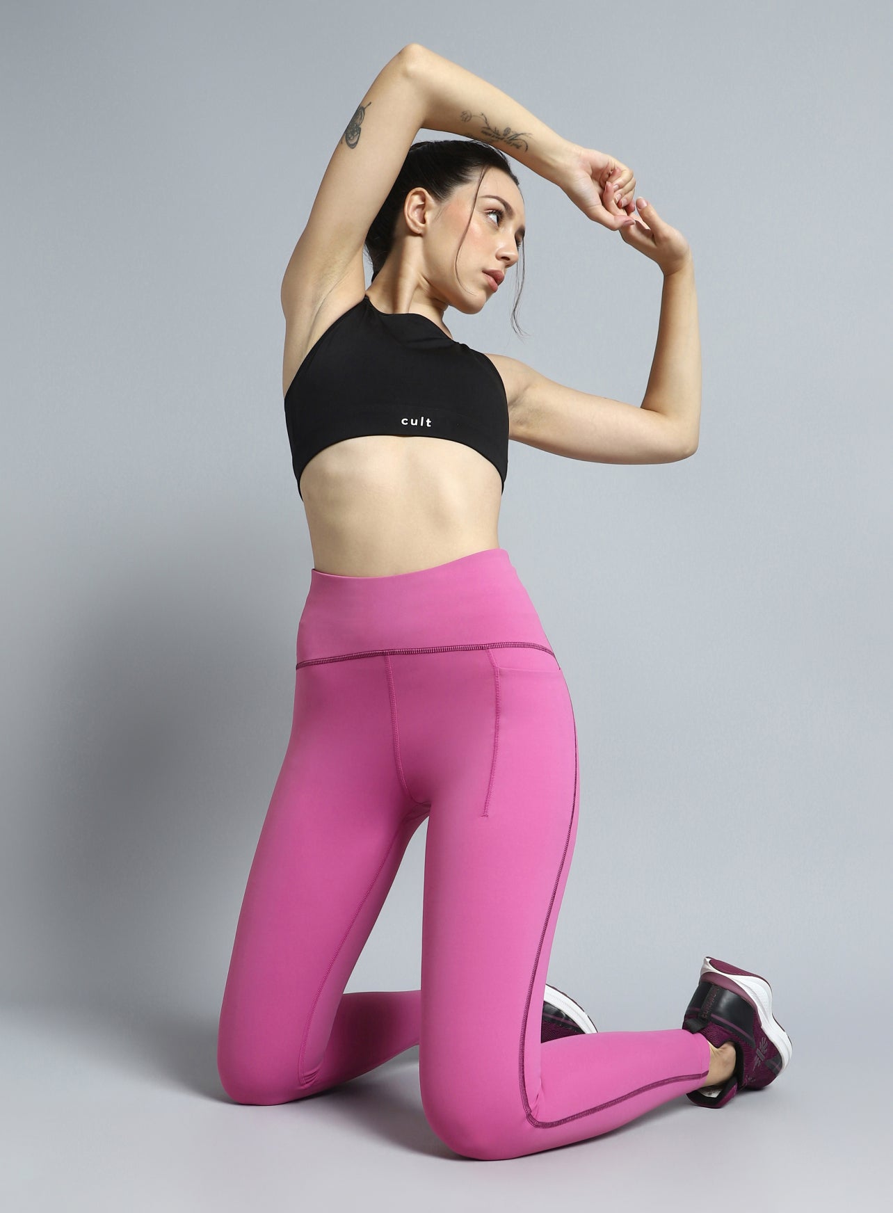 Women's Pink Training Sculpted COMFlex Tights
