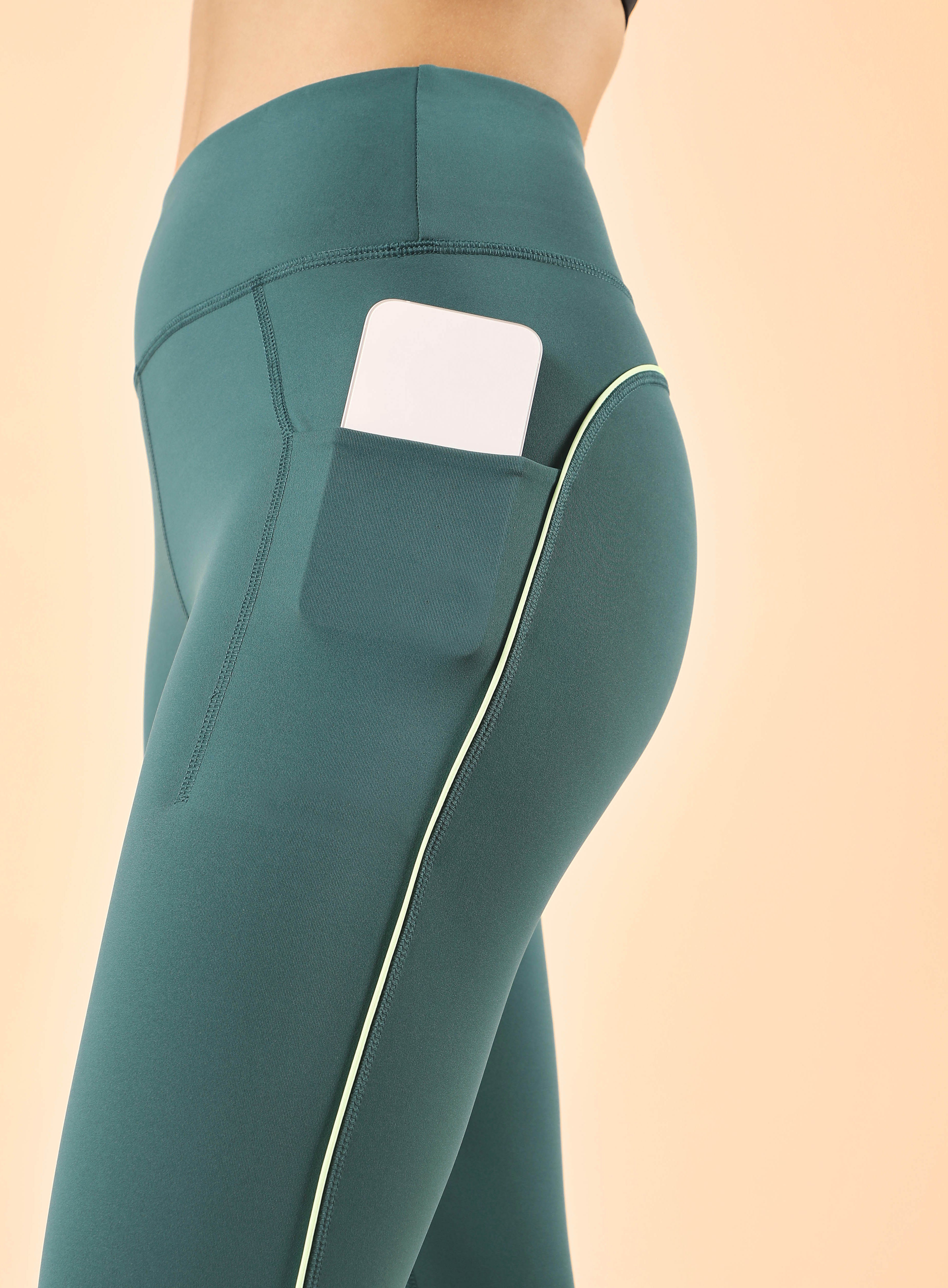 Women's Teal Train All Sculpted COMFlex Tights