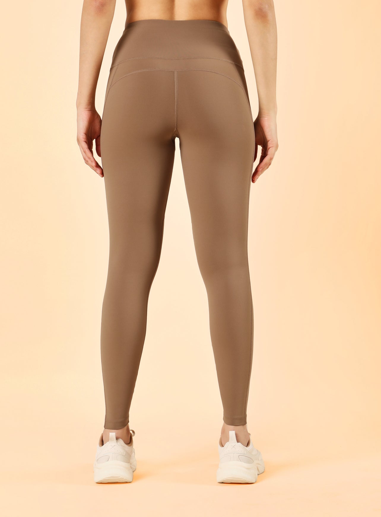 Women's Beige Train In Workout COMFlex Tights