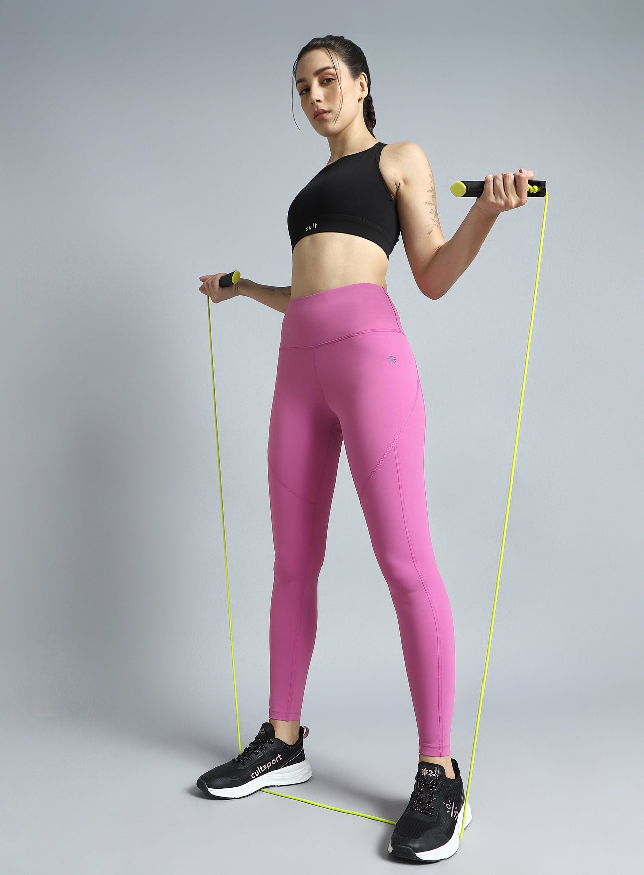 Women's Pink Train In Workout COMFlex Tights