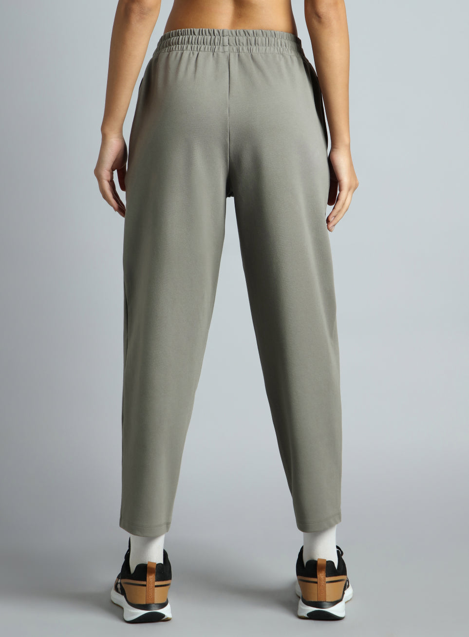 Women's Dark Grey Traveller Tapered Fit Trackpants