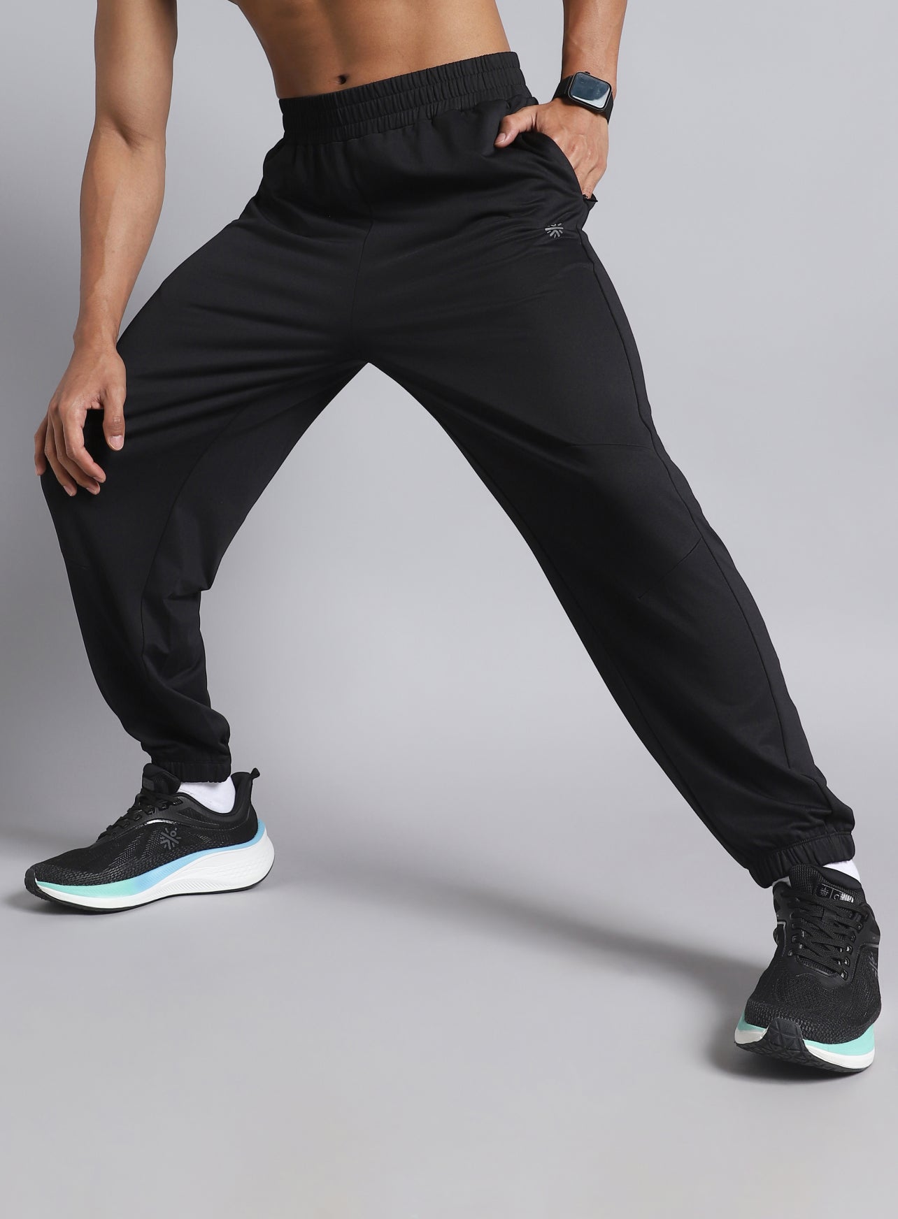 Men's Black Runner's Pro Joggers