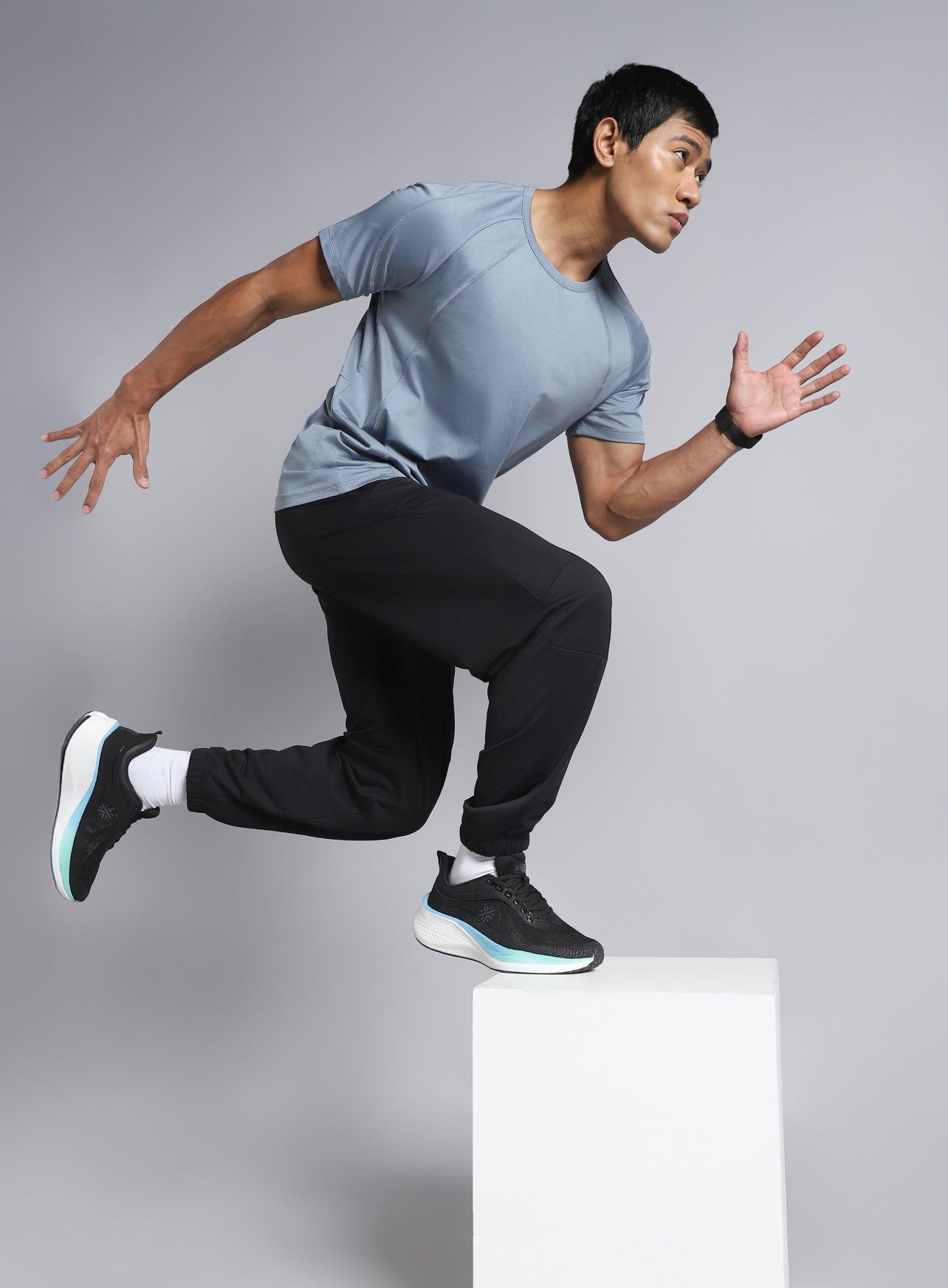 Men's Black Runner's Pro Joggers