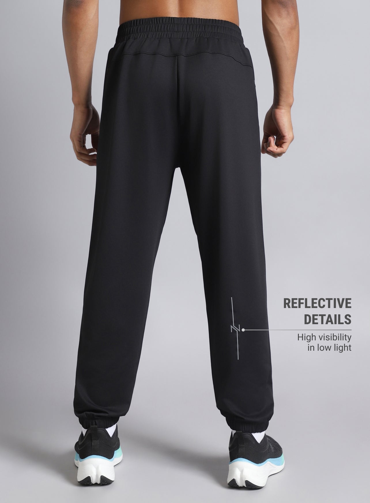 Men's Black Runner's Pro Joggers
