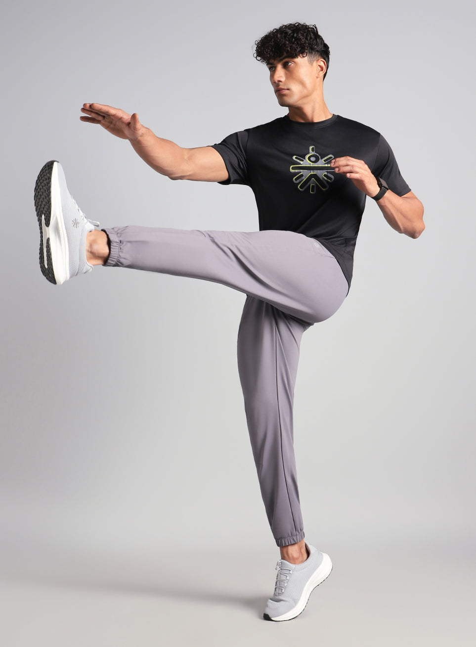 Men's Dark Grey Runner's Pro Joggers