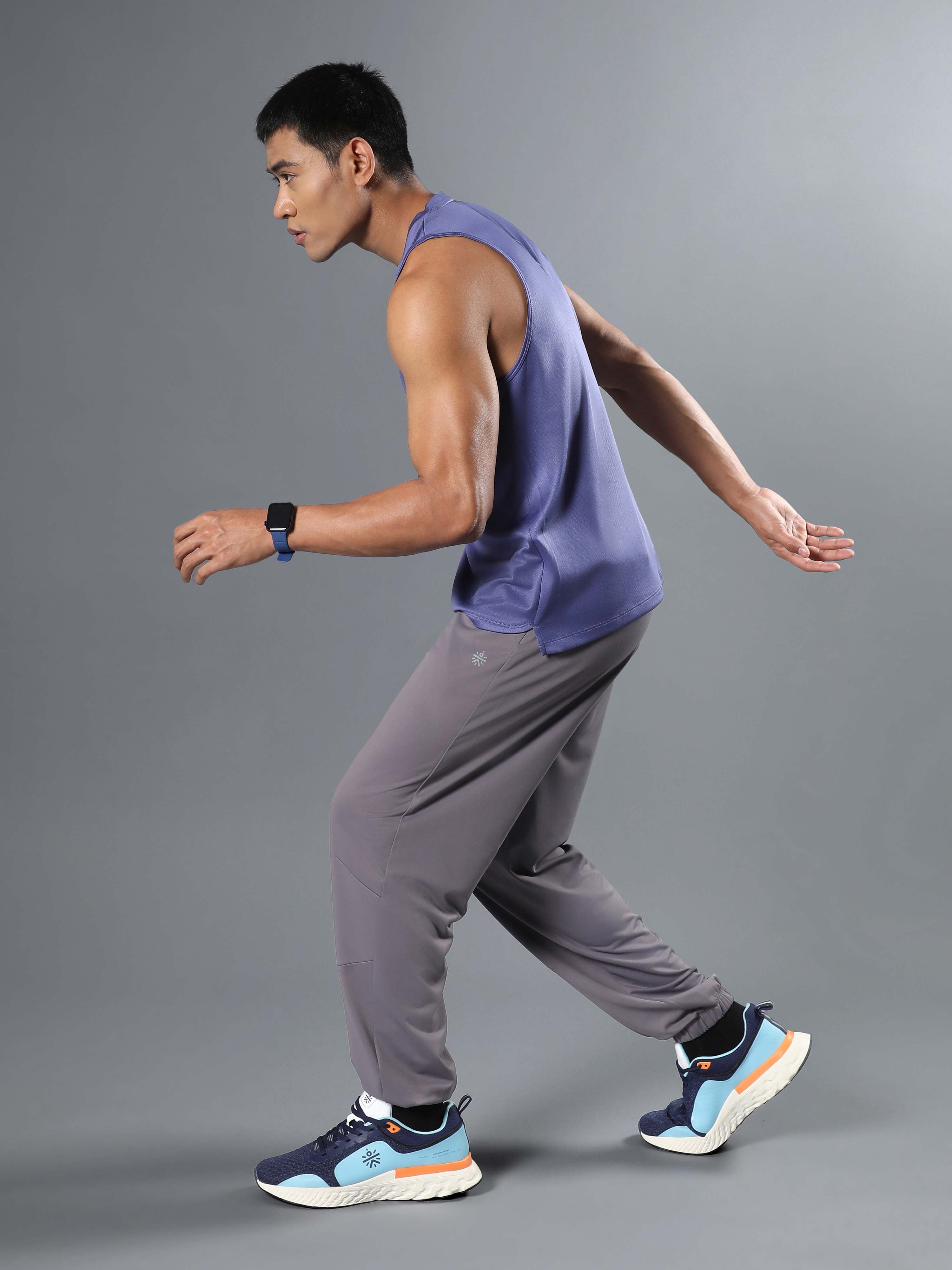 Men's Dark Grey Runner's Pro Joggers