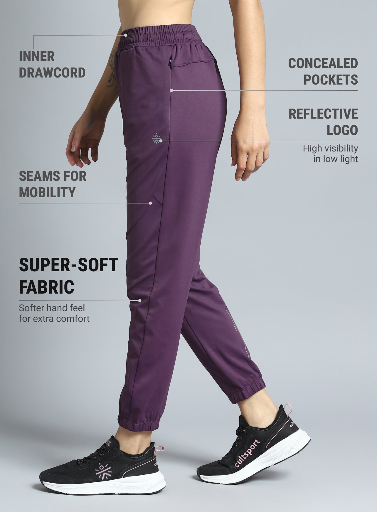 Women's Wine Run Elevate Joggers