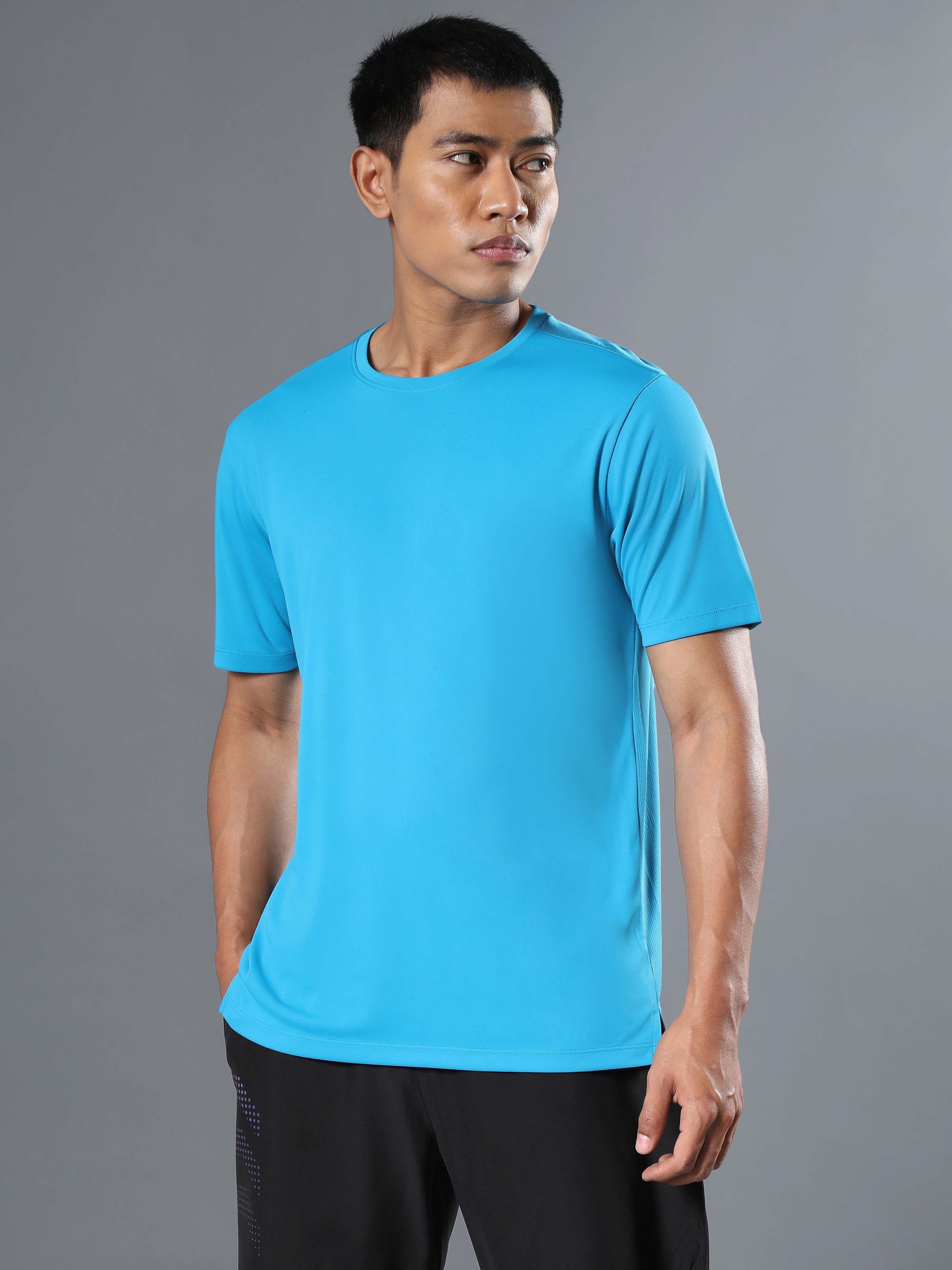 Men's Runner's Blue Essential T-shirt