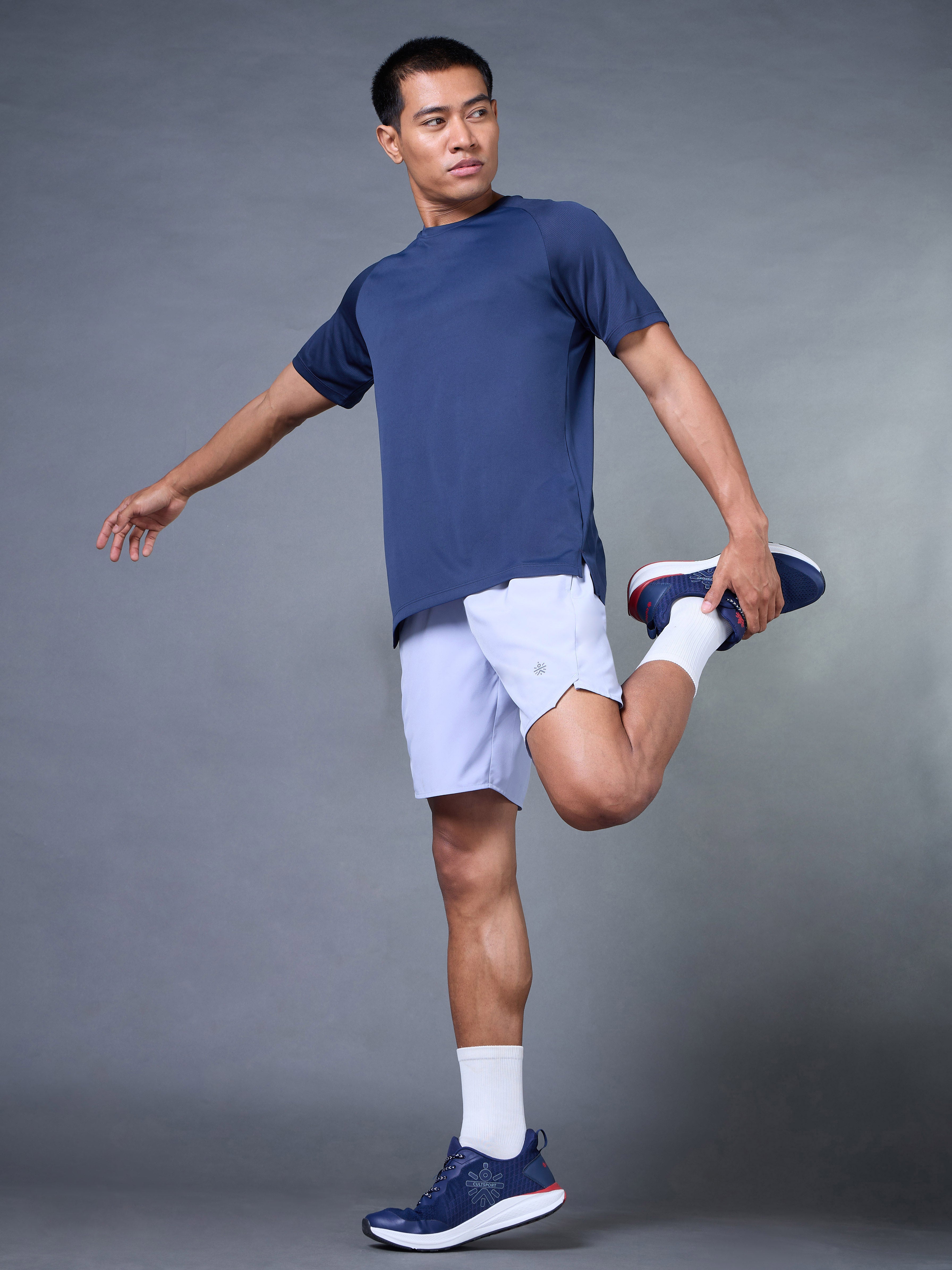 Men's Navy Run Elevate T-shirt