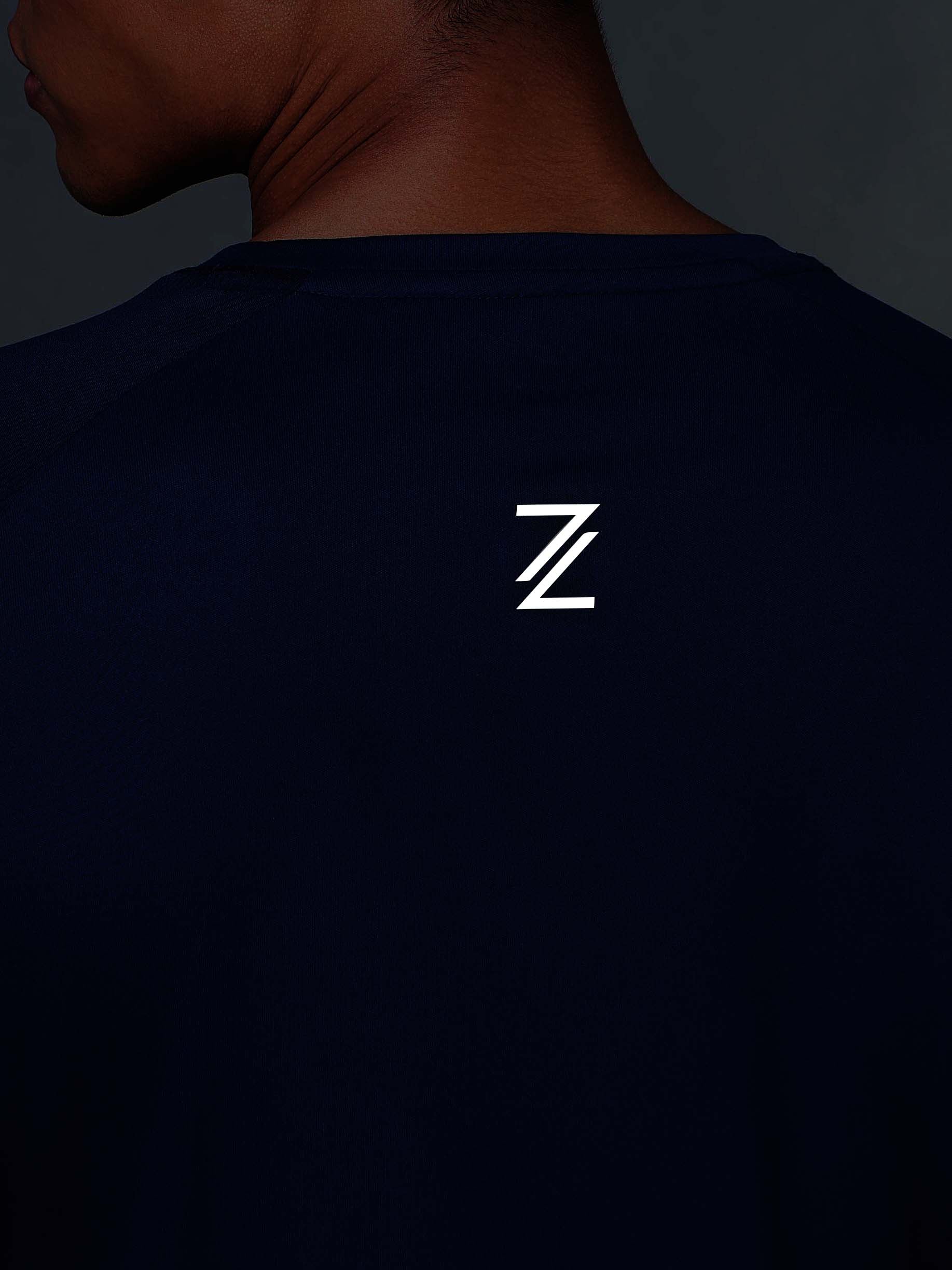 Men's Navy Run Elevate T-shirt