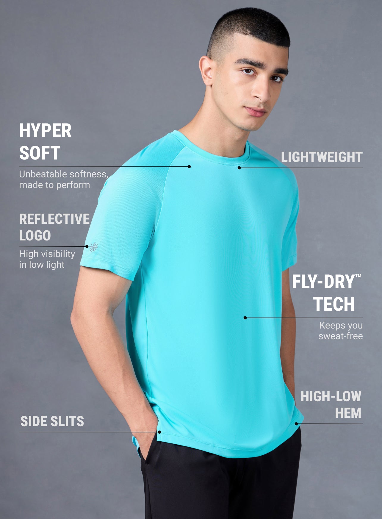 Men's Aqua Run Elevate T-shirt
