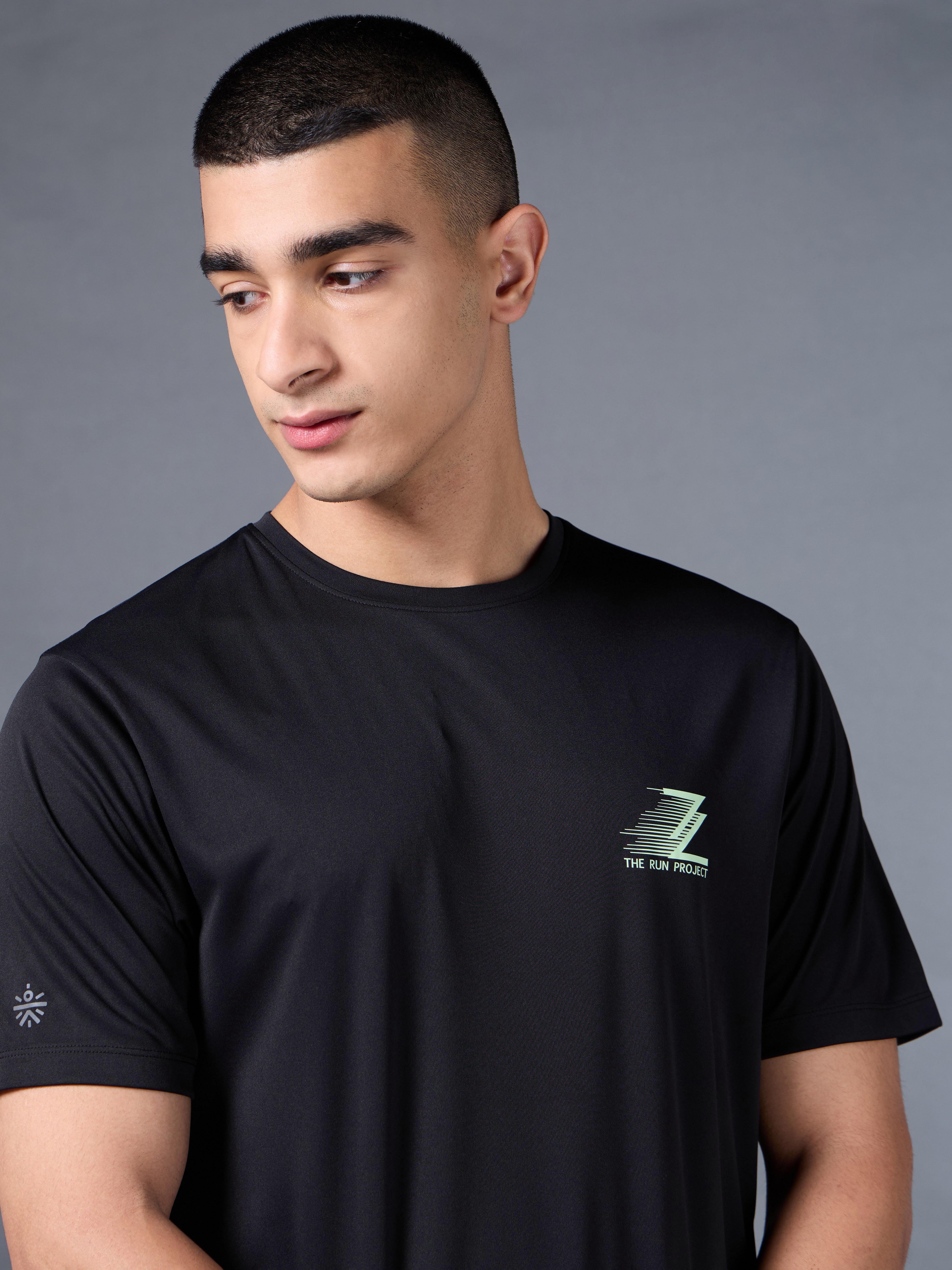 Men's Black Runner's Escape T-shirt