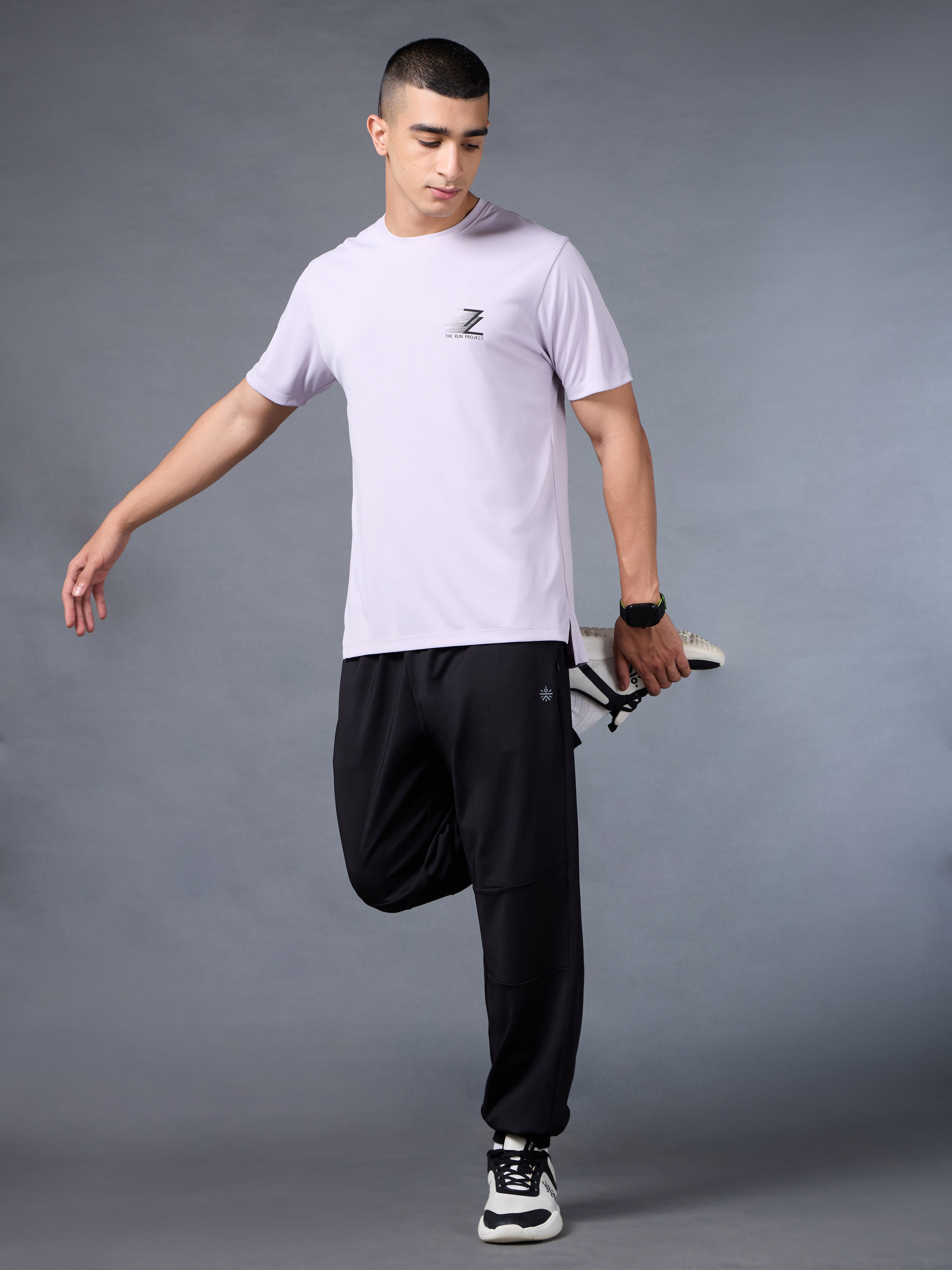 Men's Lavender Runner's Escape T-shirt
