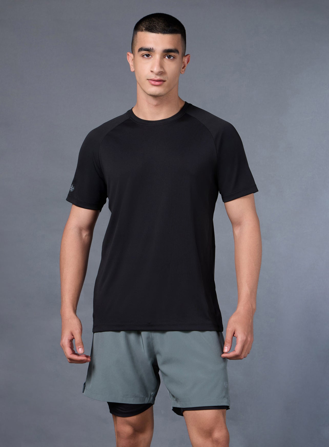 Men's Black Runner's Pro T-shirt