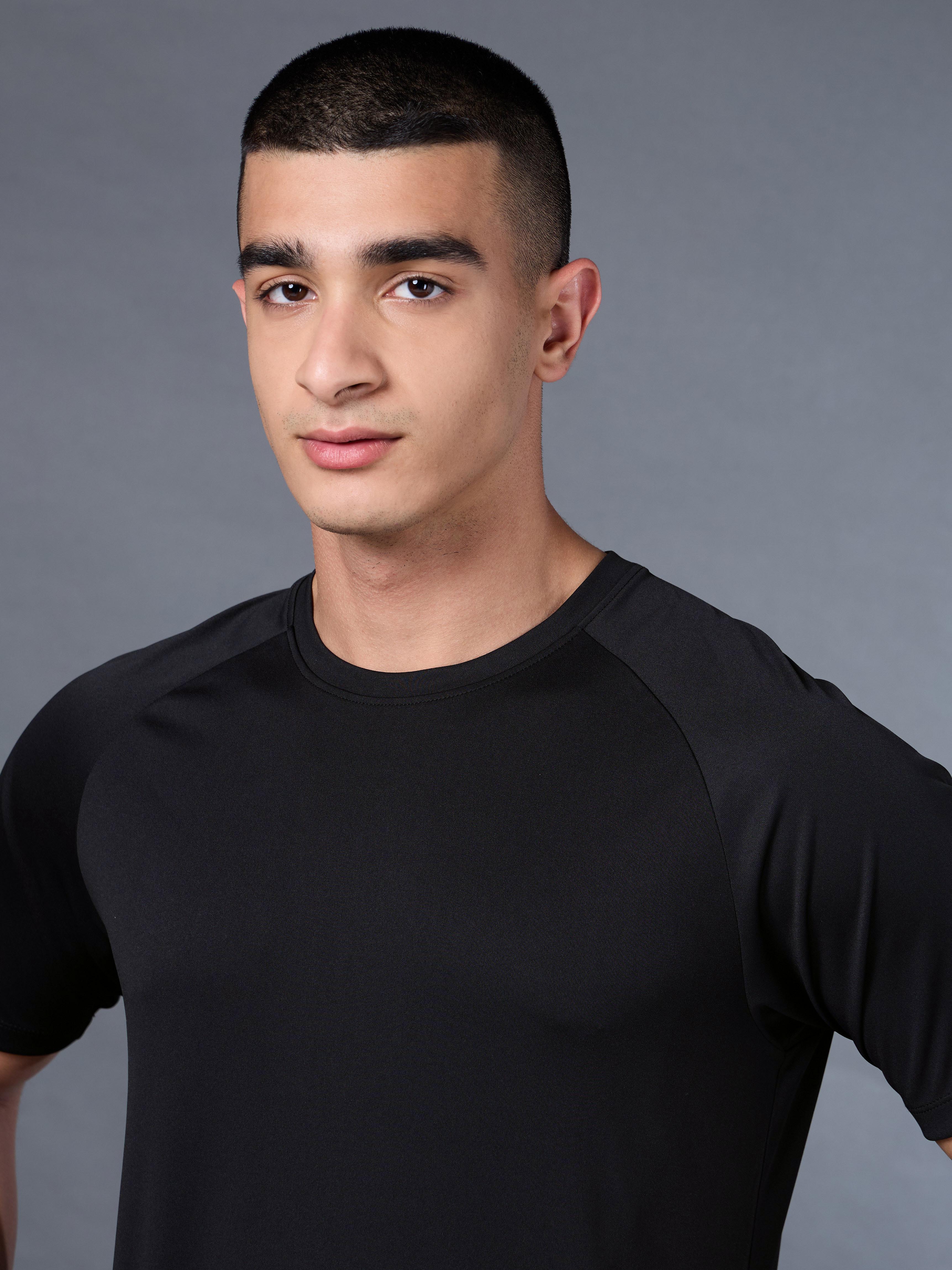 Men's Black Runner's Pro T-shirt