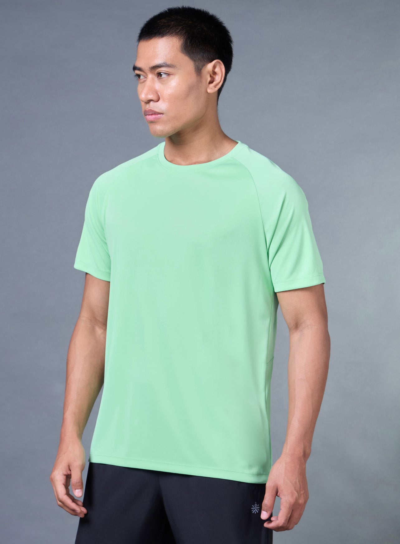 Men's Green Runner's Pro T-shirt