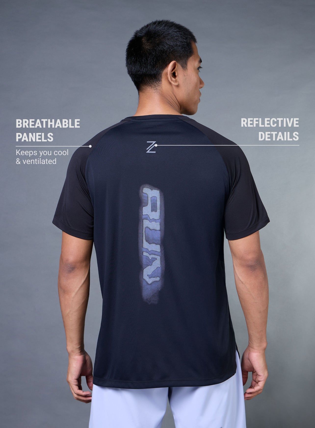 Men's Black Everyday Run T-shirt