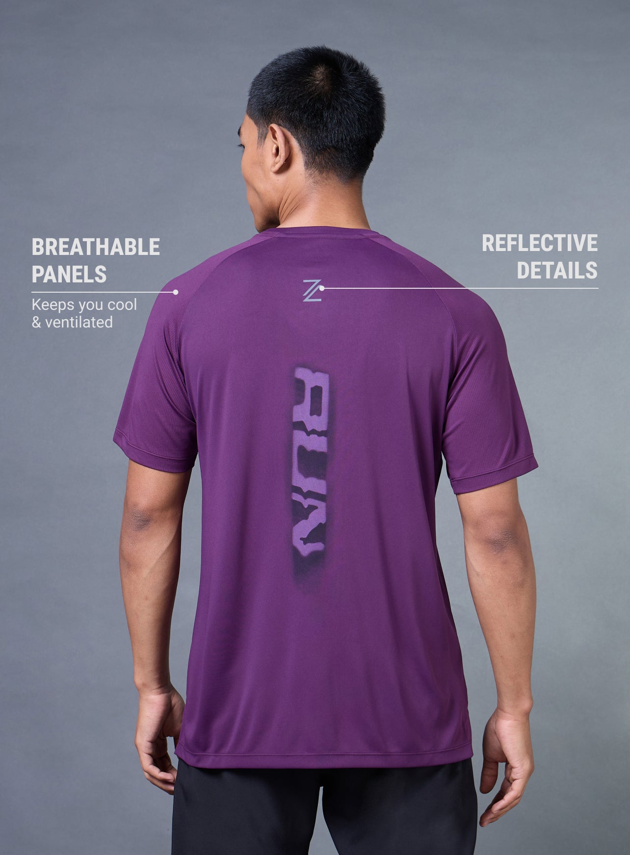 Men's Wine Everyday Run T-shirt