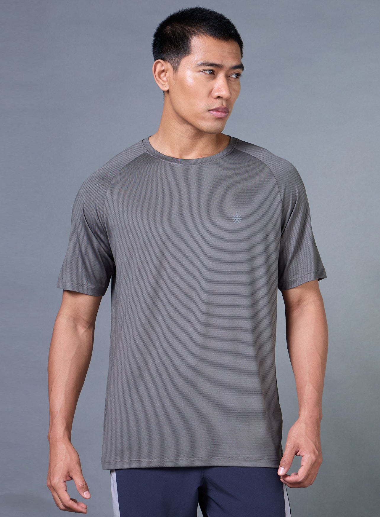 Men's Dark Grey Run Forward T-shirt
