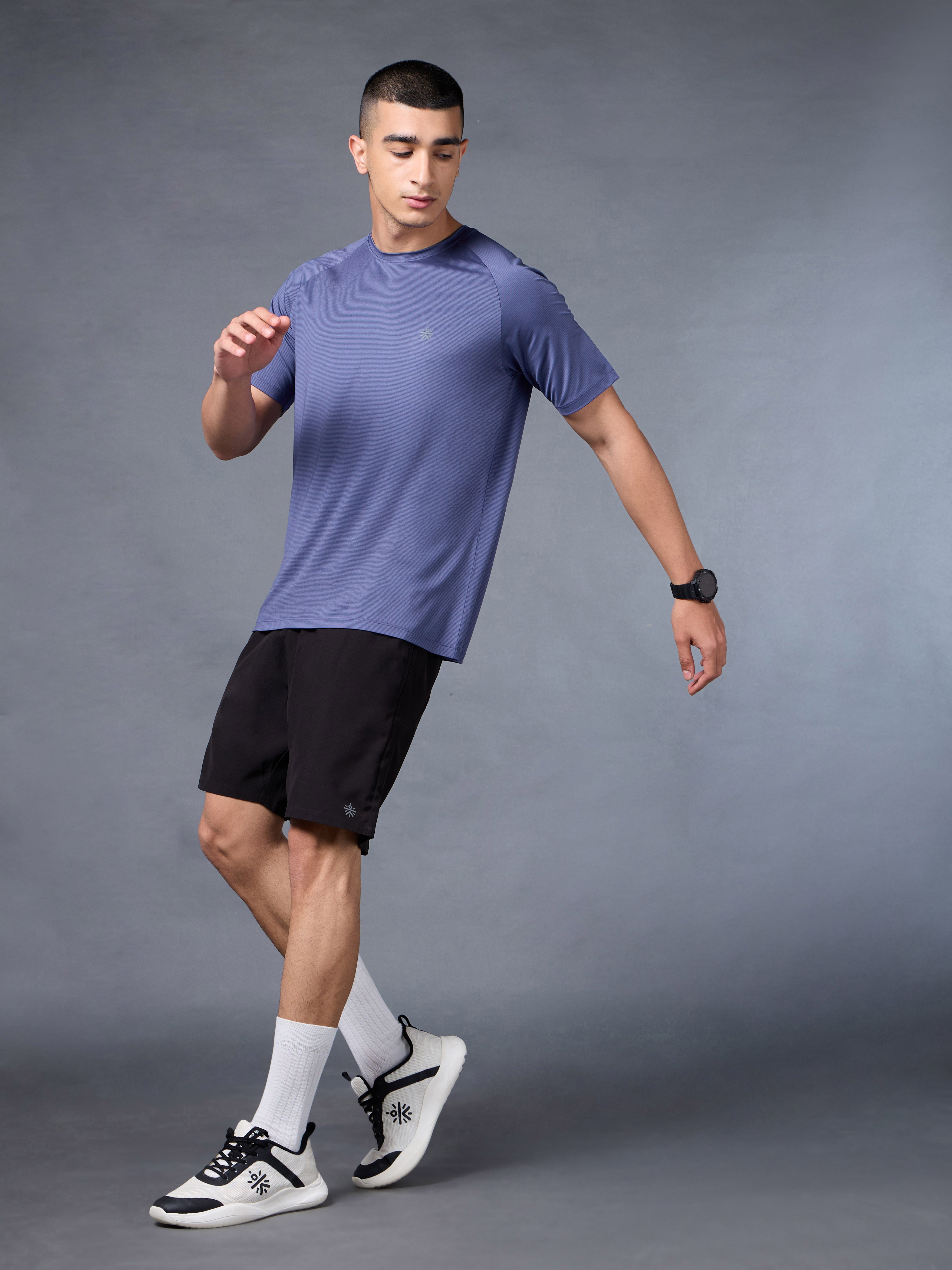 Men's Purple Run Forward T-shirt